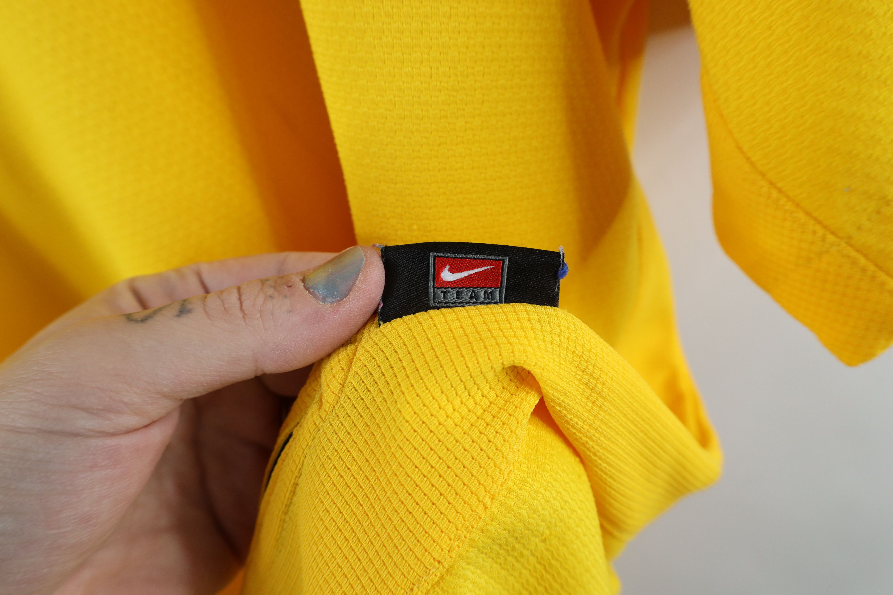Nike × Vintage Vintage Nike Scott Mini Swoosh University of Michigan Polo Size US M / EU 48-50 / 2 - 8 Thumbnail