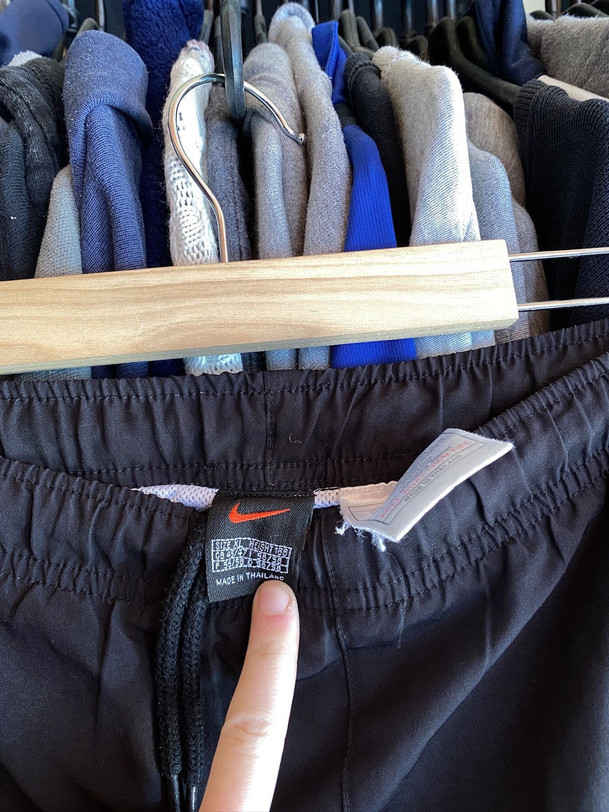Nike VINTAGE NIKE BLACK SHORTS 90s Size US 36 / EU 52 - 3 Thumbnail