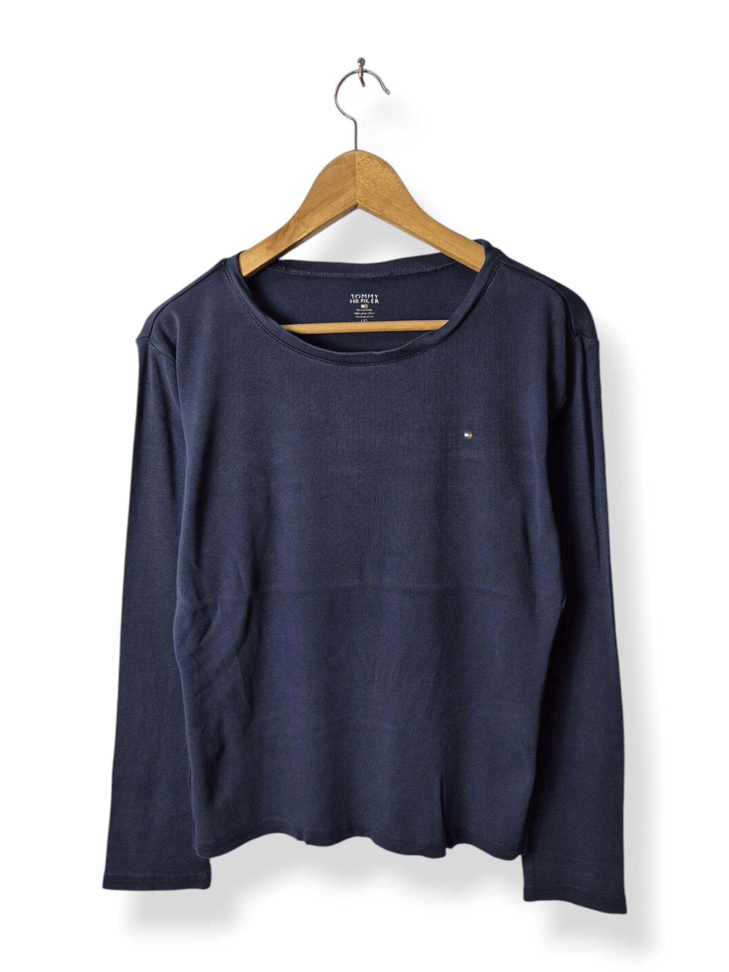 Tommy Hilfiger 🔥Tommy Hilfiger Small Logo Longsleeves Tops Tee Size US L / EU 52-54 / 3 - 1 Thumbnail