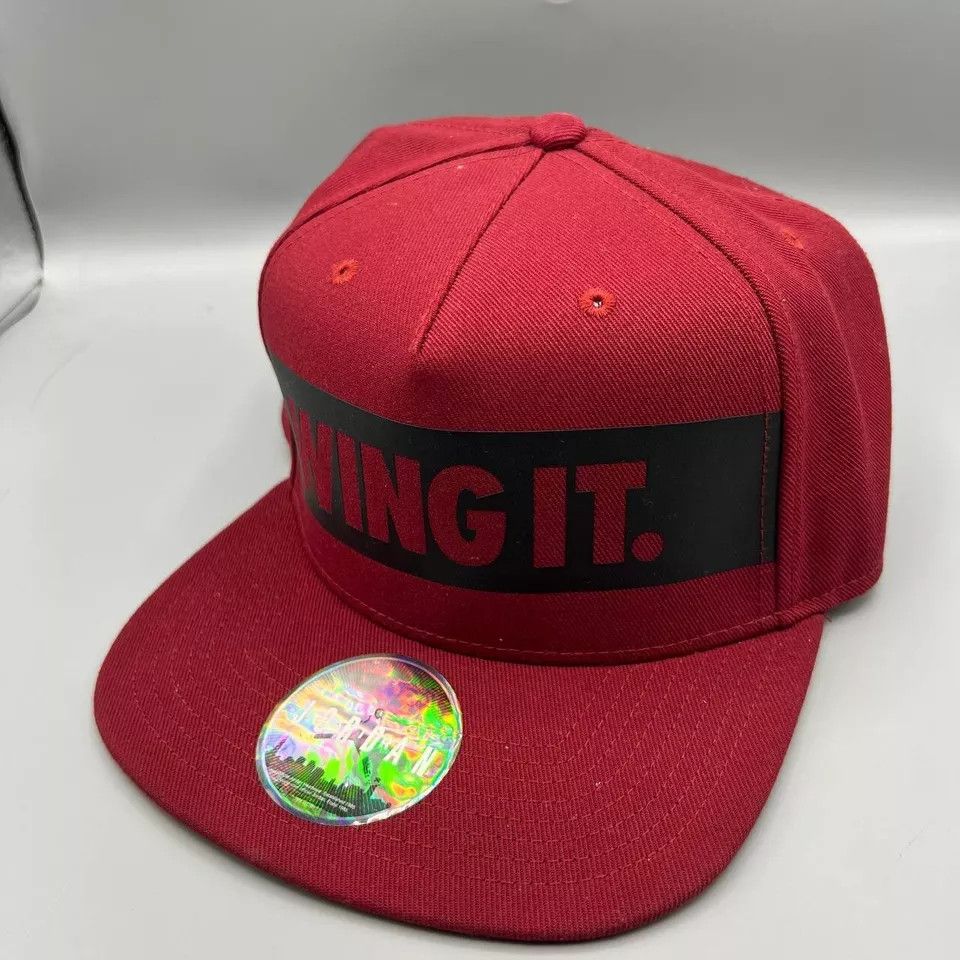 Jordan Brand Air Jordan Hat Men Red Wing It Jumpman Snap Back Cap Size ONE SIZE - 2 Thumbnail