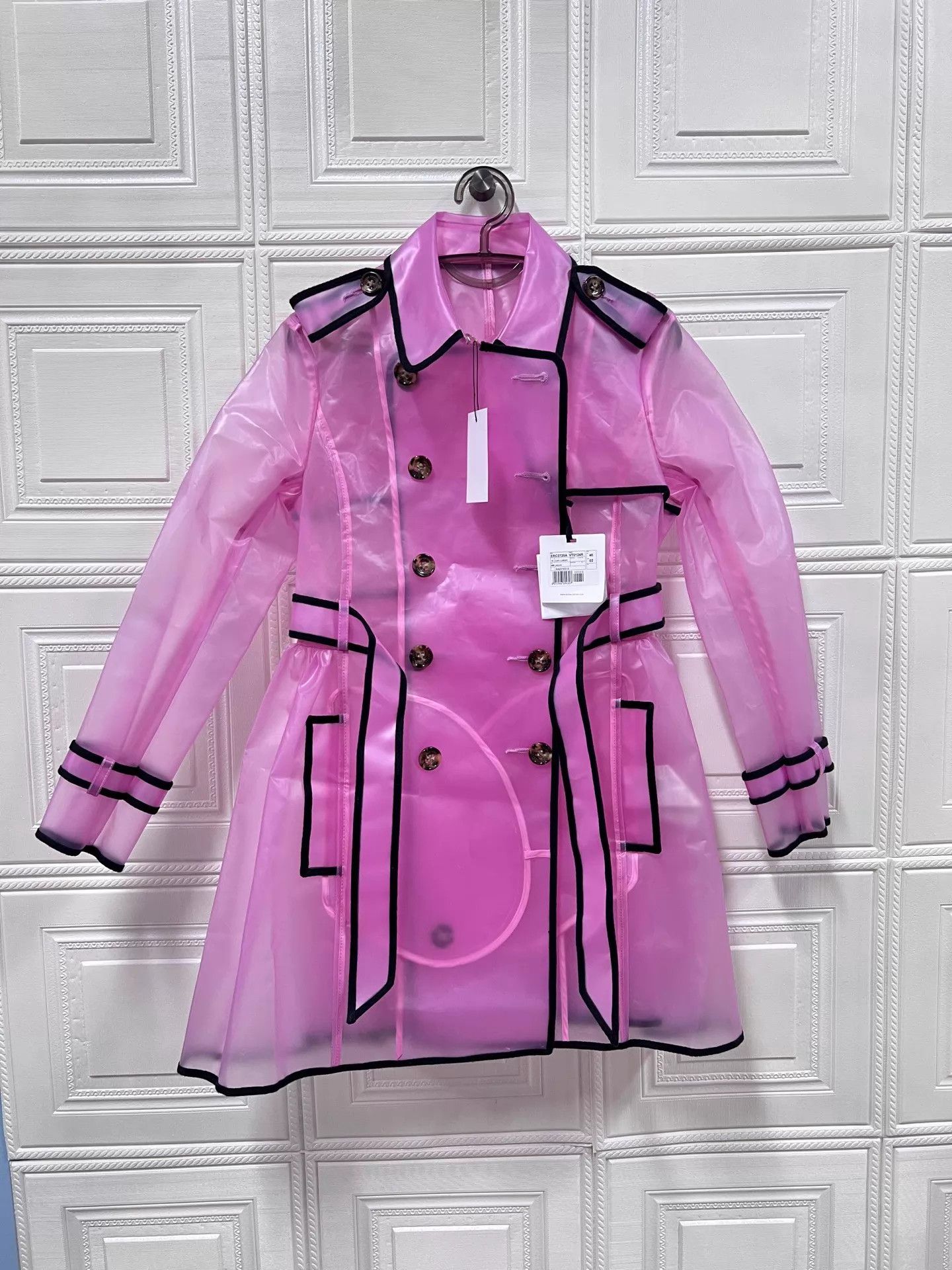 Valentino Valentino Runway Waterproof Midi Trench Coat 40 New w/Tags Size S / US 4 / IT 40 - 1 Thumbnail