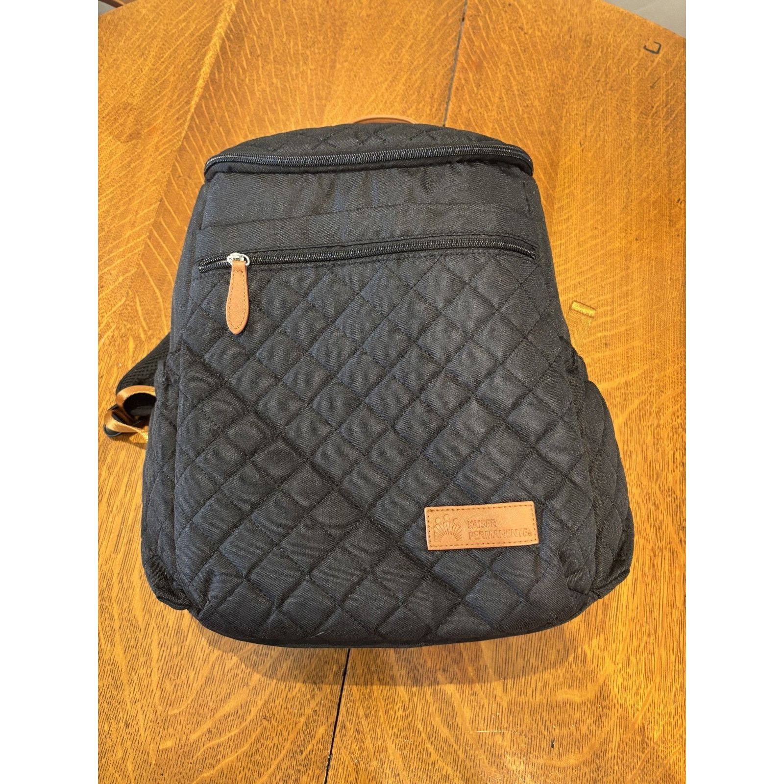 The Unbranded Brand Kaiser Permanente Black Diaper Bag Travel Backpack Size ONE SIZE - 1 Thumbnail