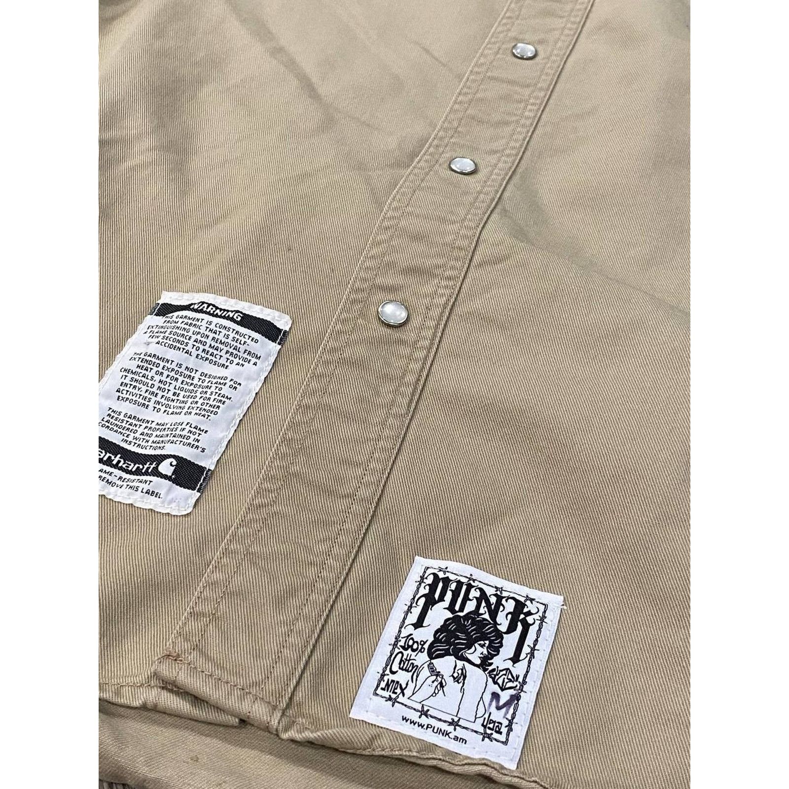 Carhartt Punk LA Anarchy Carhartt FR Flame Resistant Metal Khaki sz M Size US M / EU 48-50 / 2 - 8 Thumbnail