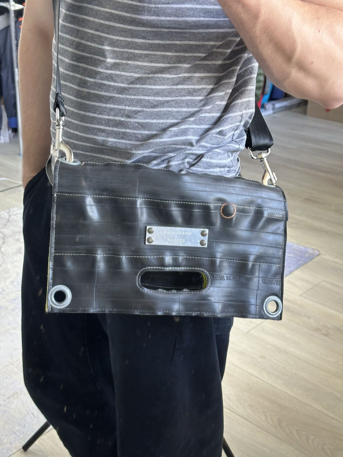 Handmade Krejci Amsterdam Upcycle bag Fraitag style rare Size ONE SIZE - 12 Thumbnail