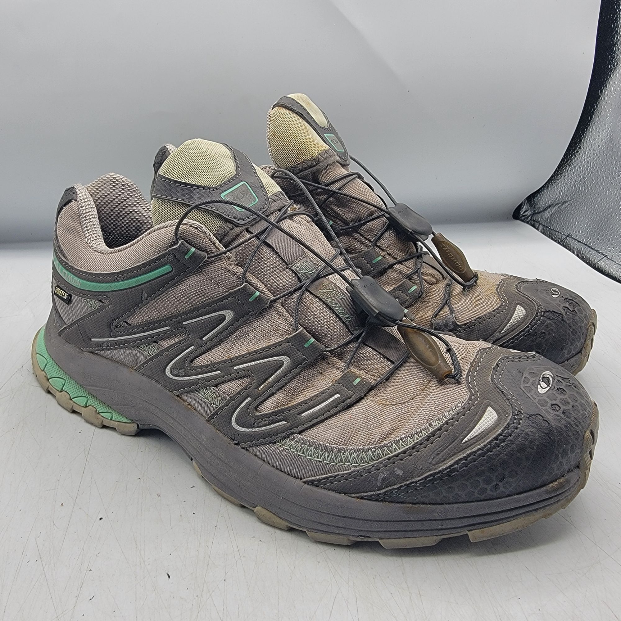 Salomon Salomon XA Comp 4 SCS Womens Size 9 Gray Shoes Gore Tex Trai Size US 9 / IT 39 - 1 Thumbnail
