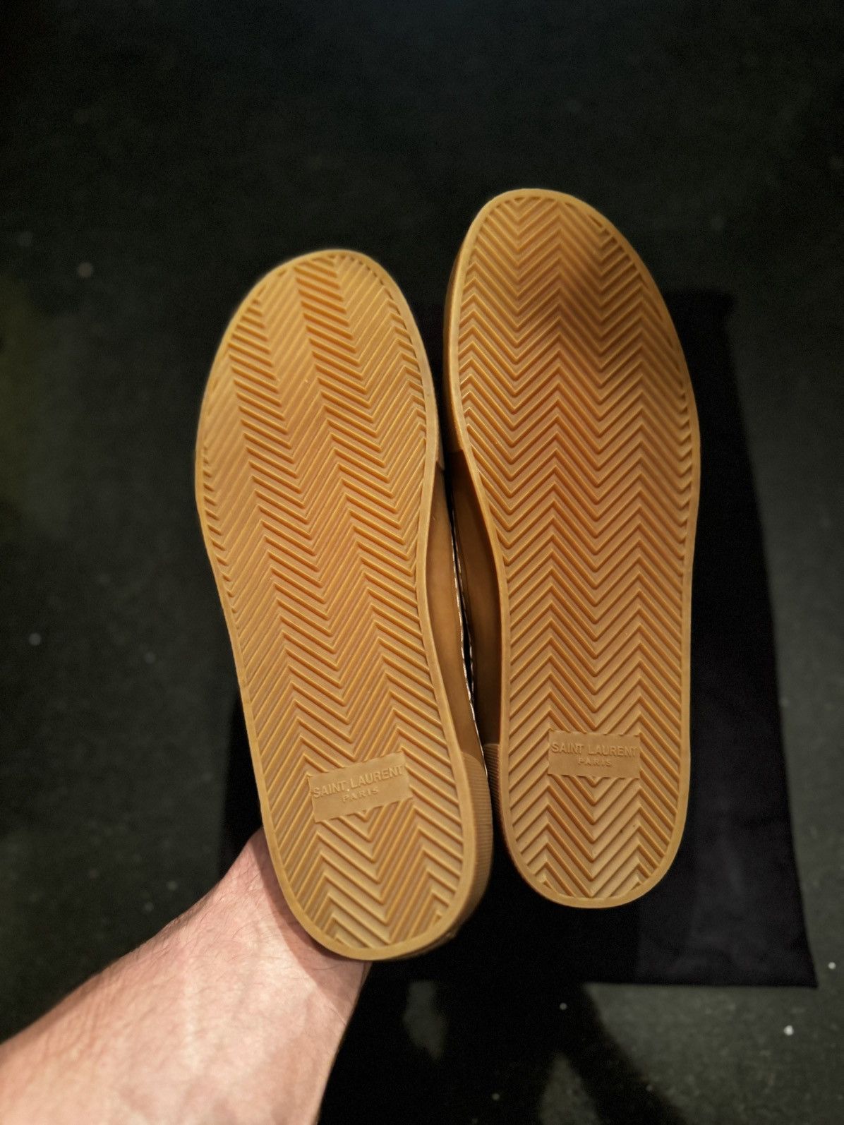 Saint Laurent Paris Men’s Saint Laurent Paris Camo Slip-ons Size US 8 / EU 41 - 6 Thumbnail