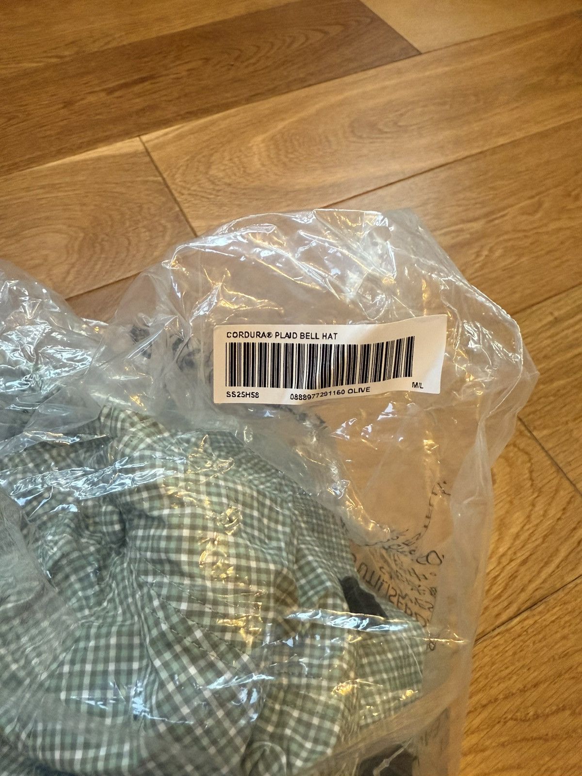 Supreme Supreme Cordura Plaid Bell Hat “Olive” Size ONE SIZE - 3 Thumbnail