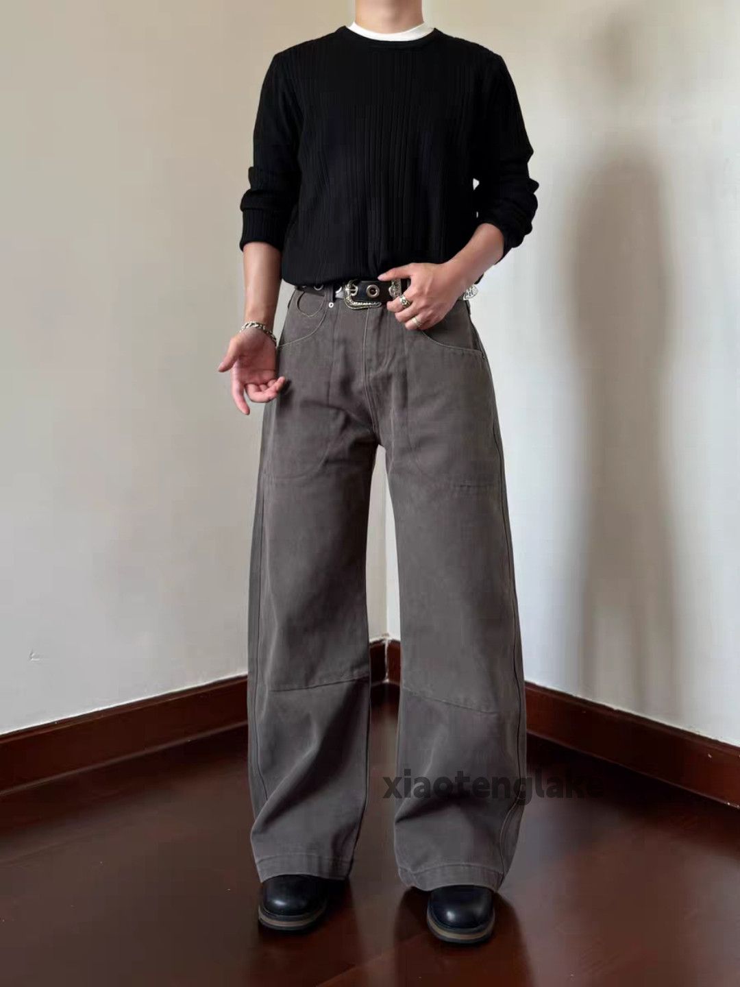Vintage xtl utility loose baggy cleanfit yuppie y2k flared pants Size US 33 - 4 Thumbnail