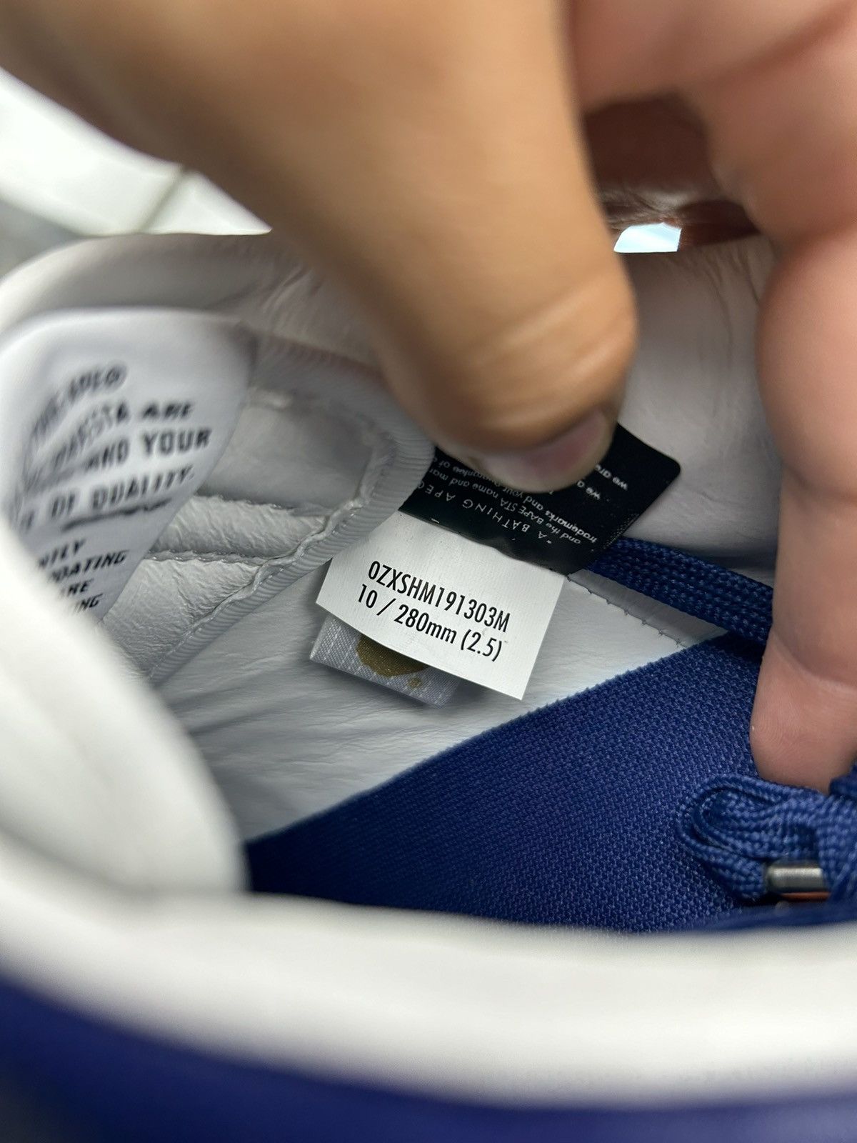 Bape BAPESTA #3 M2 Size US 10 / EU 43 - 7 Thumbnail