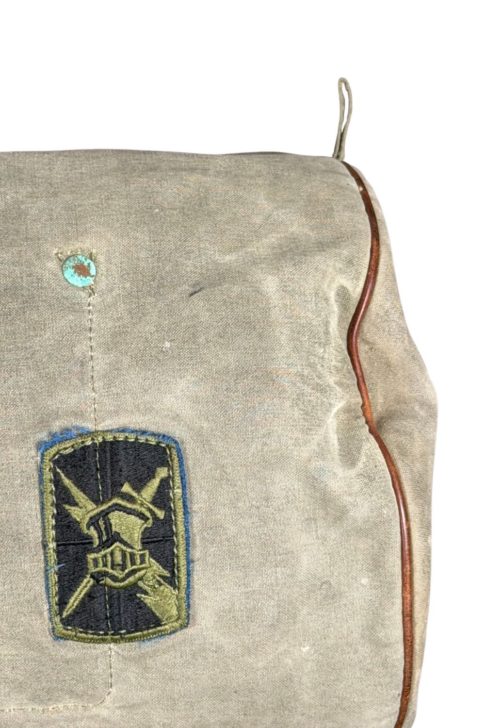 RRL Double RL Handmade Italy Military Patch Canvas Leather image 8