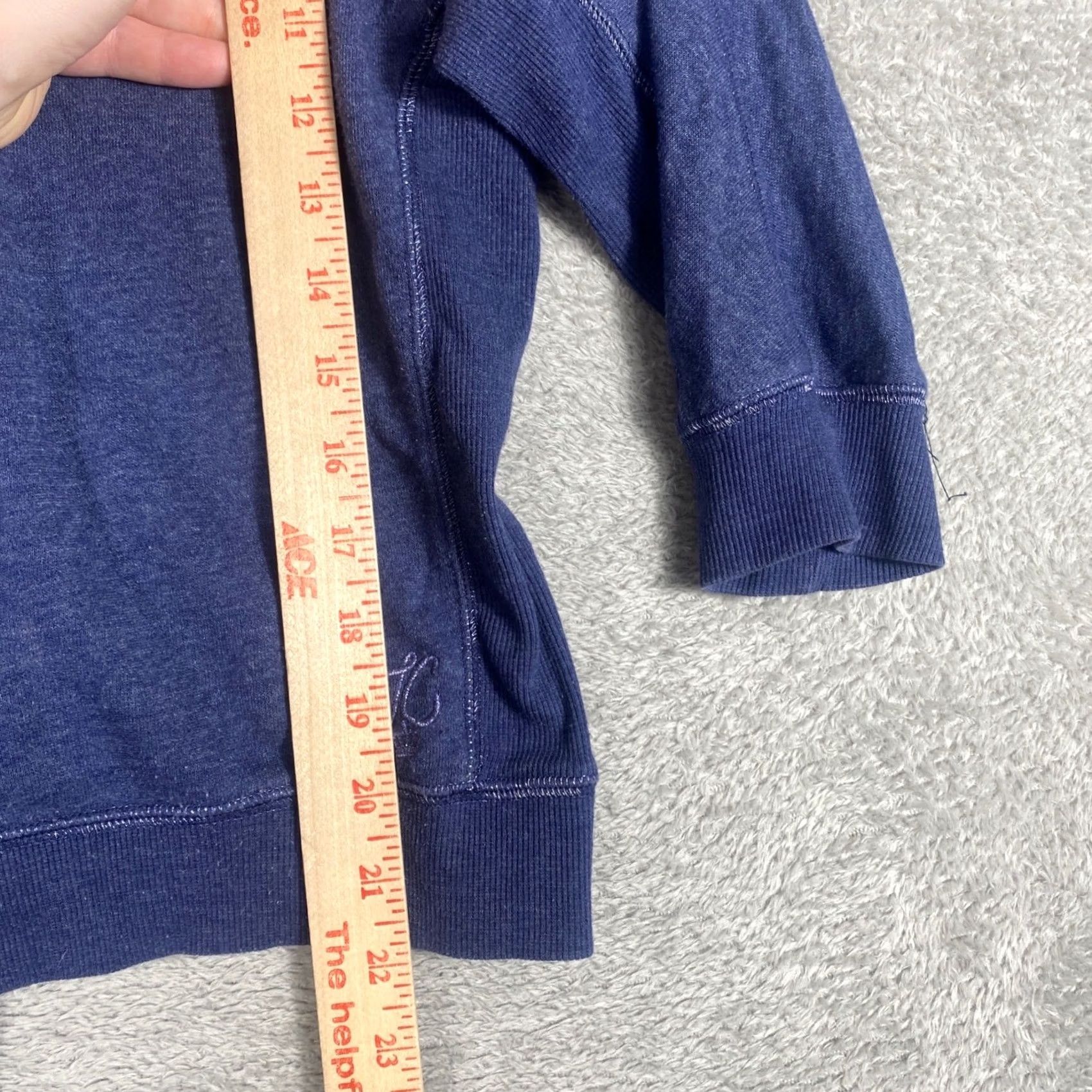 Juicy Couture Juicy Couture Sweater Women's Small Blue Knit Lace Up Back Y2K Retro Long Sleeve Size S / US 4 / IT 40 - 6 Thumbnail