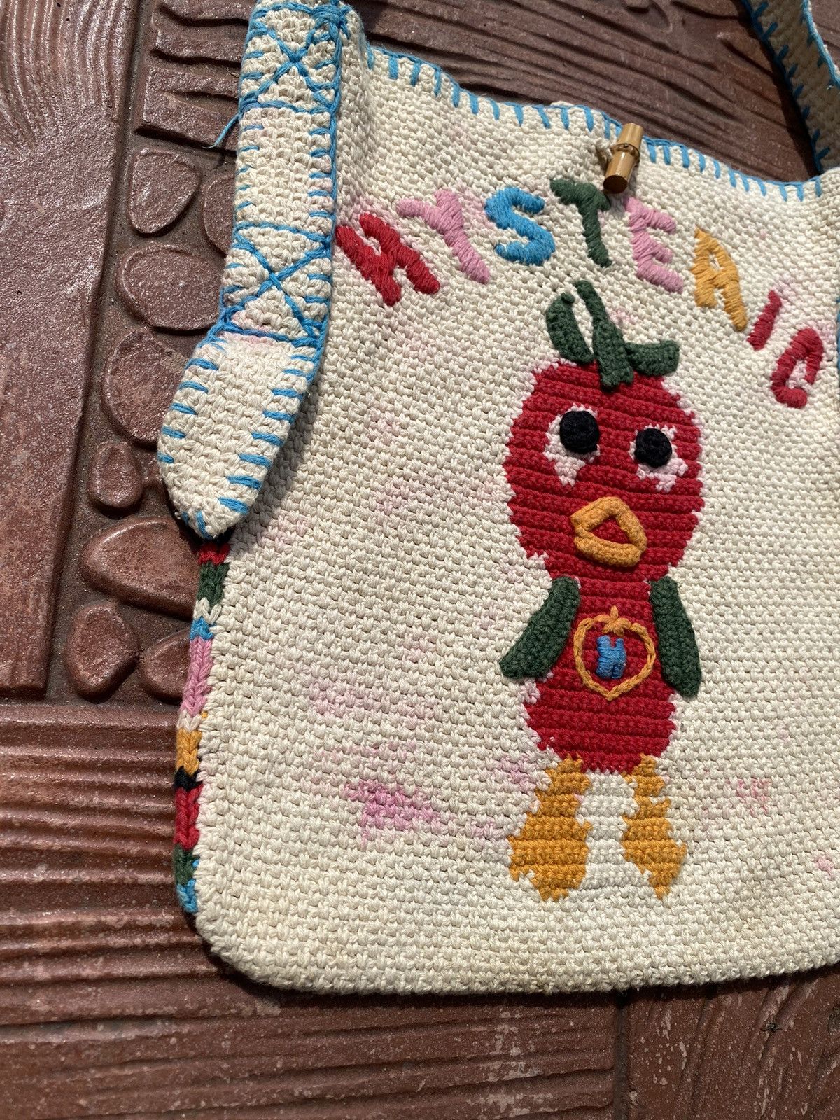 Hysteric Glamour ‼️ARCHIVED‼️90s HYSTERIC GLAMOUR Crochet Knit Sling Bag Size ONE SIZE - 8 Thumbnail