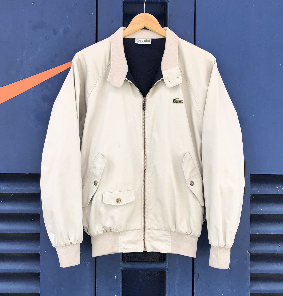 Lacoste Vintage Chemise Lacoste Zipper Bomber Jacket Size US L / EU 52-54 / 3 - 2 Thumbnail