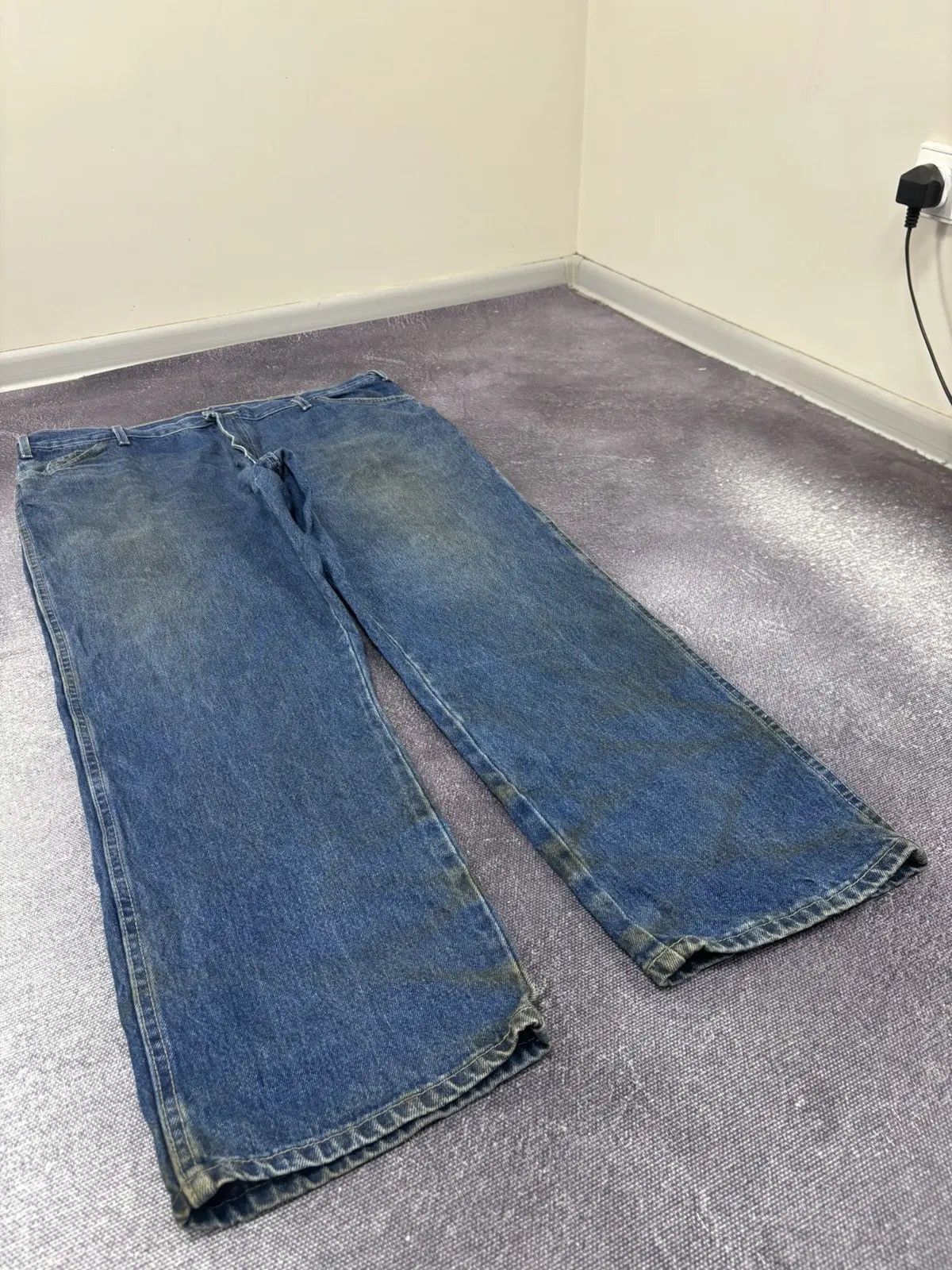 Dickies × Vintage Vintage Dickies Work Blue Denim American Hype Baggy Jeans Size US 42 / EU 58 - 7 Thumbnail