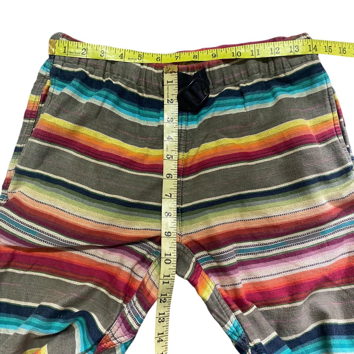 Wild Things Vintage Wildthings Rainbow Striped Cropped Pants Size US 28 / EU 44 - 15 Thumbnail