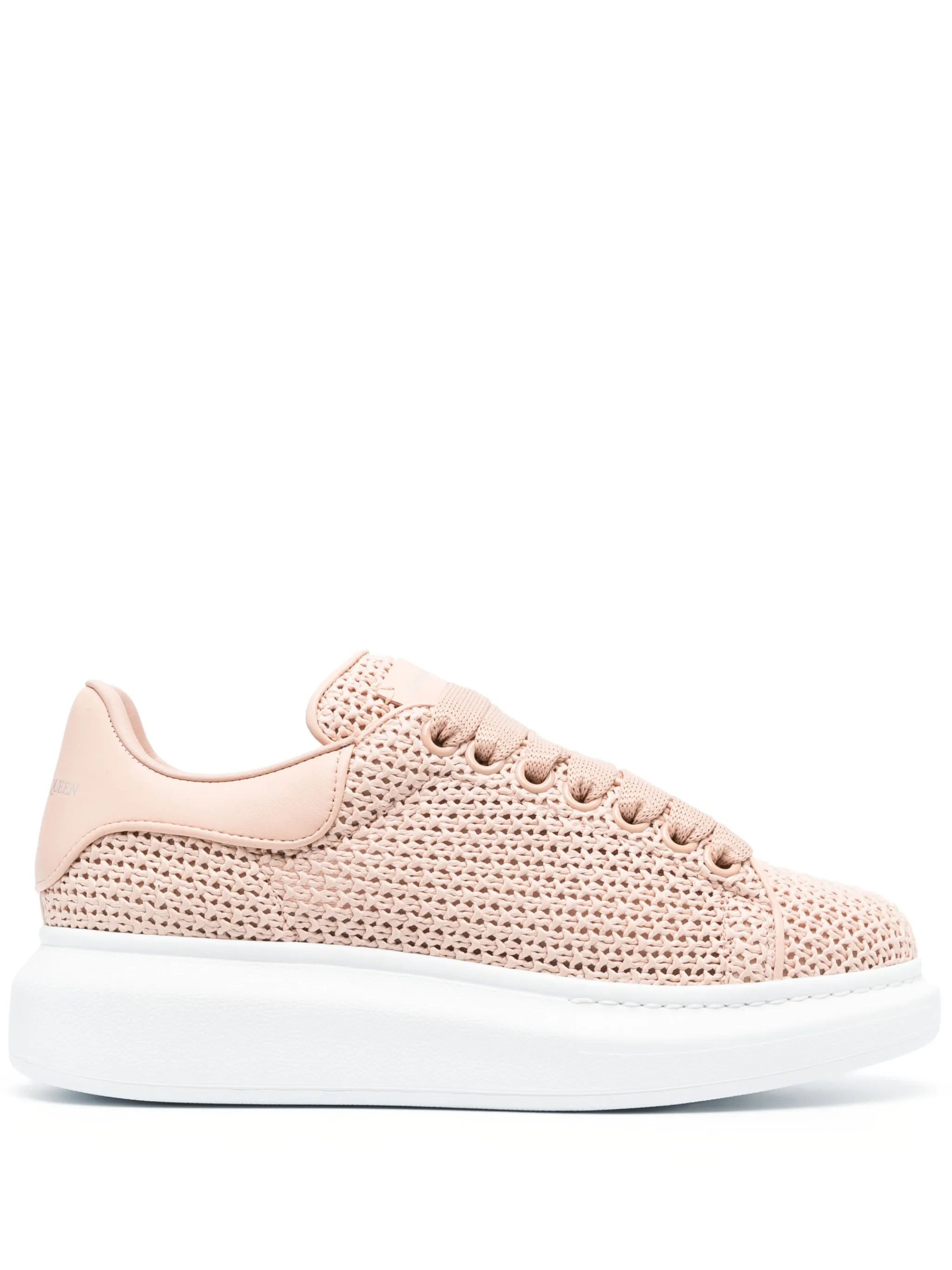 Alexander McQueen o1y0225 Low Top Sneakers in Blush Pink Size US 7 / IT 37 - 1 Thumbnail