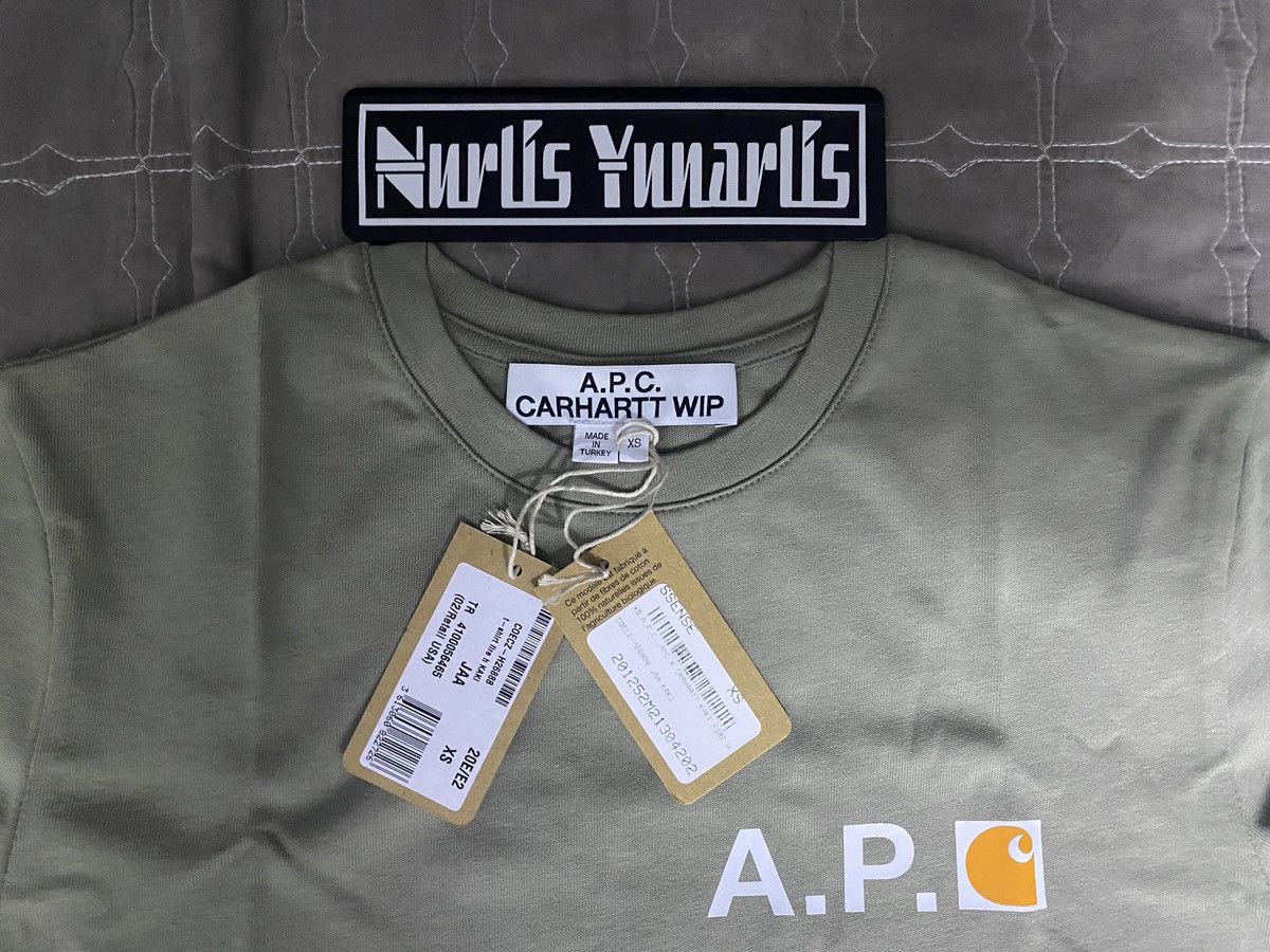 A.P.C. × Carhartt × Carhartt Wip Carhartt WIP X A.P.C Short Sleeve Shirt Made in Turkey Size XS / US 0-2 / IT 36-38 - 2 Thumbnail