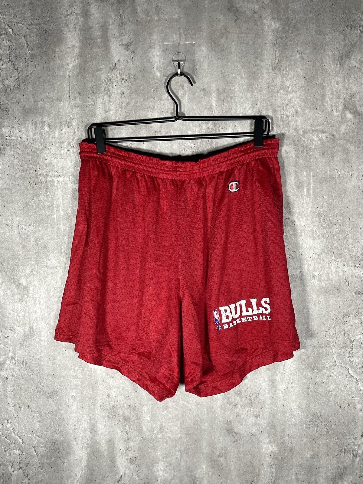 Jordan Brand × NBA × Vintage Vintage 90s Chicago Bulls Champion Jersey Shorts Size US 40 / EU 56 - 1 Thumbnail