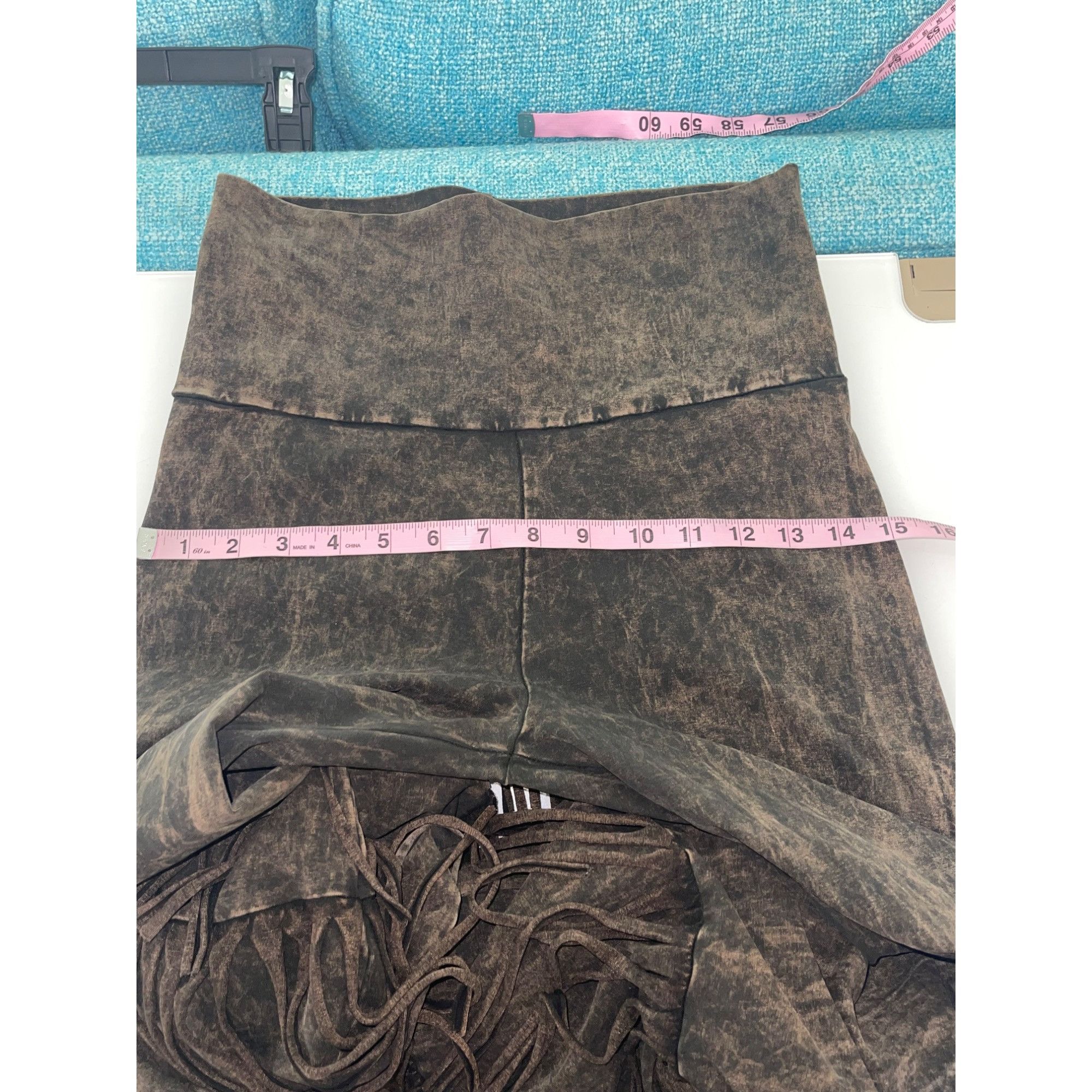 The Unbranded Brand Womens Jacket Pant Set Size Medium Brown Fringed Size ONE SIZE - 7 Thumbnail
