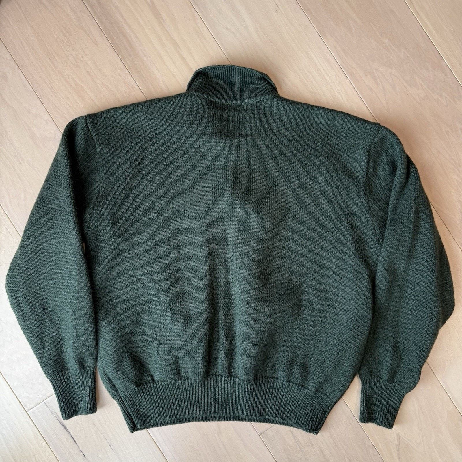 Abercrombie & Fitch Vintage Abercrombie & Fitch Wool Sweater XL Green Collared Size US XL / EU 56 / 4 - 7 Thumbnail