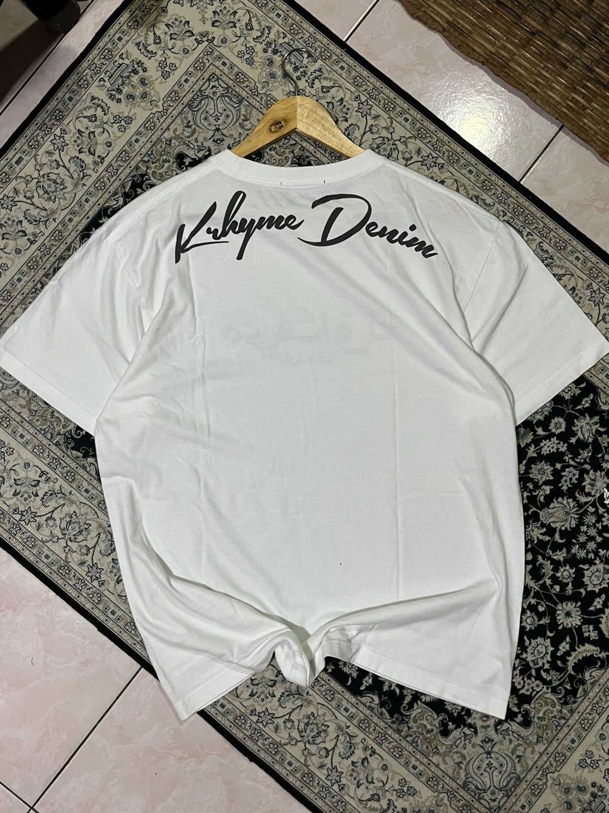 Designer × Japanese Brand × Vintage Krhyme denim Tshirt Size US XL / EU 56 / 4 - 4 Thumbnail