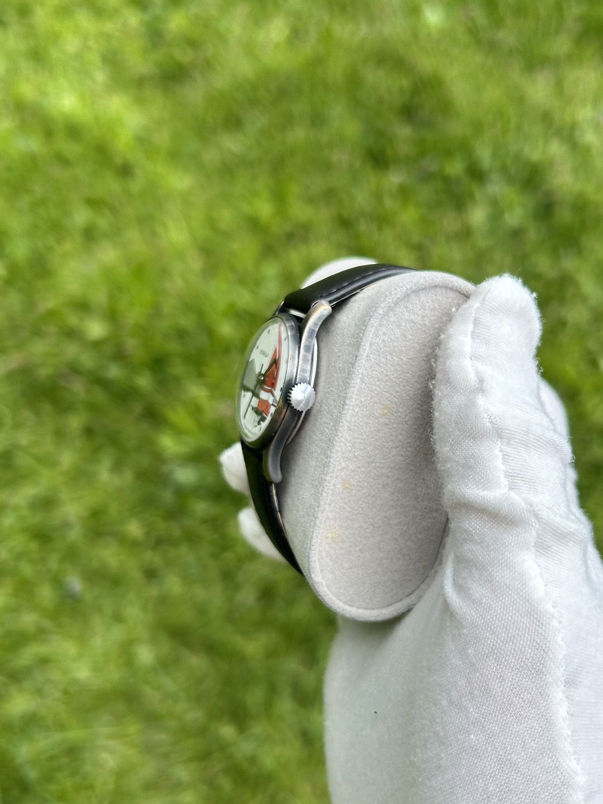 Vintage Vintage Watch Pobeda Soviet USSR Mechanical Wristwatch 1980s Size ONE SIZE - 17 Thumbnail