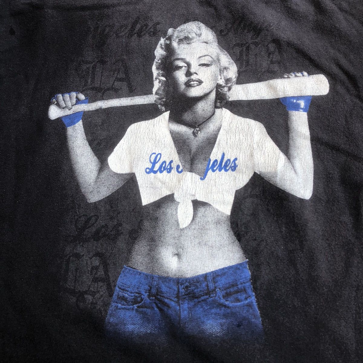 Vintage Madonna Big Priny Los Angelas MLB Shirt Size US XXL / EU 58 / 5 - 2 Thumbnail