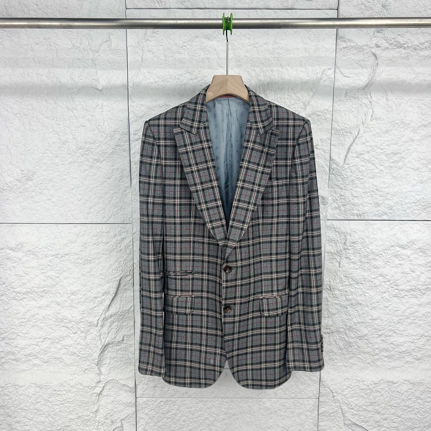 Gucci Gucci Wool Plaid Blazer Size 38R Size 38R - 1 Thumbnail