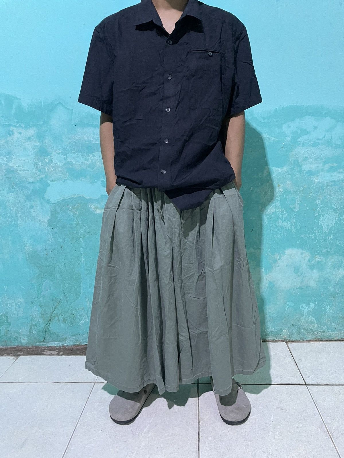 Japanese Brand × Vintage × Yohji Yamamoto Japanese LAP+ Wide Leg Balloon Pants size 26-30 Size US 26 / EU 42 - 20 Thumbnail