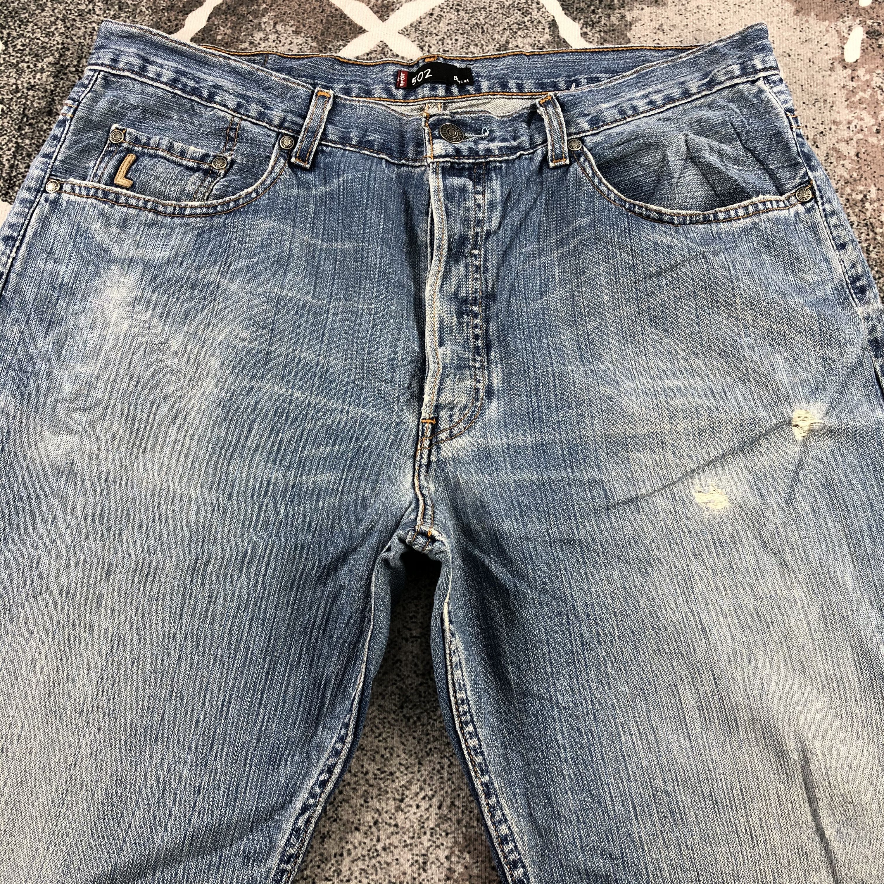Levi's Vintage Levis 502 Jeans Flare Denim KJ1033 Size US 36 / EU 52 - 3 Thumbnail