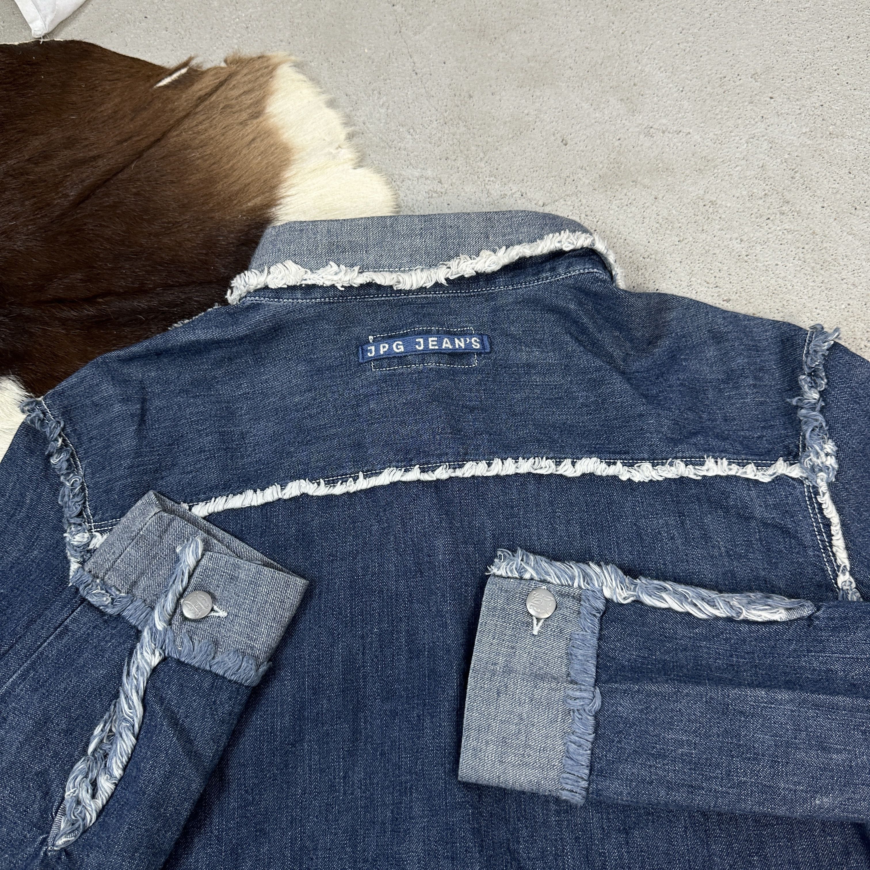 Jean Paul Gaultier × Vintage Jean Paul Gaultier Denim Shirt Size US M / EU 48-50 / 2 - 4 Thumbnail
