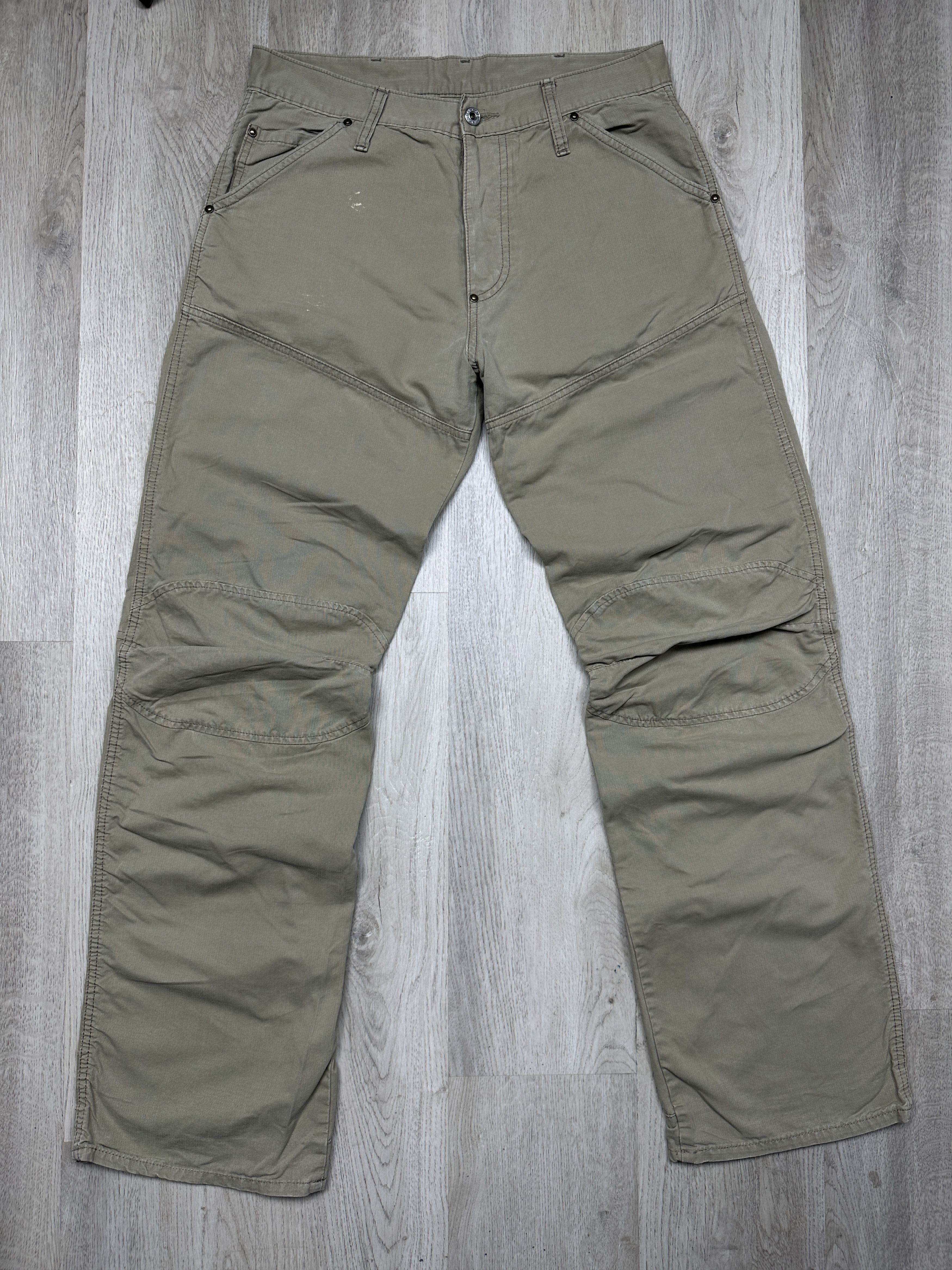 G-Star G Star Raw Vintage Mens Elwood Denim Pants Jeans Double Knee Size US 32 / EU 48 - 1 Thumbnail