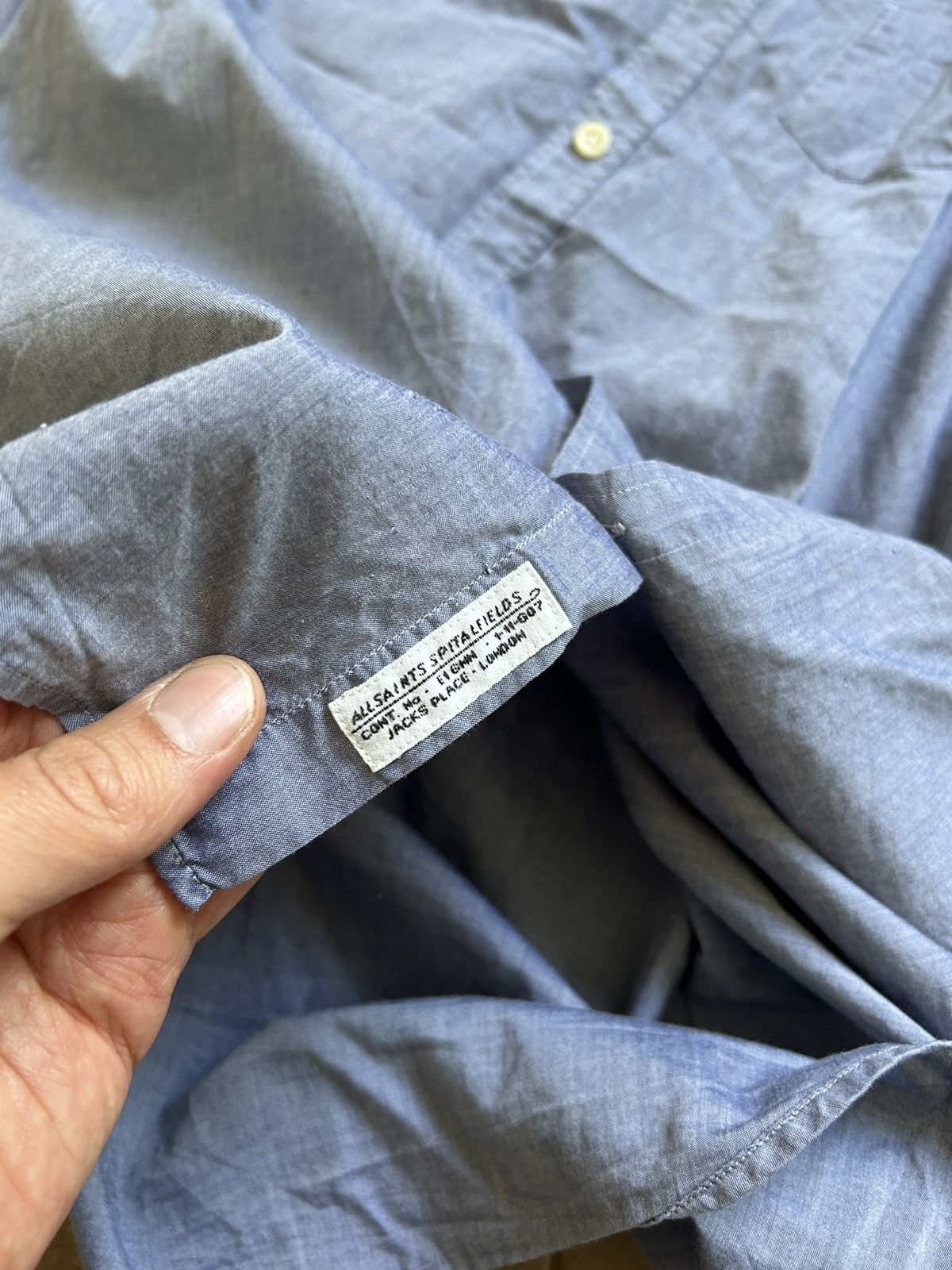 Allsaints × Japanese Brand ALLSAINTS COTTON SHIRT Size US M / EU 48-50 / 2 - 6 Thumbnail