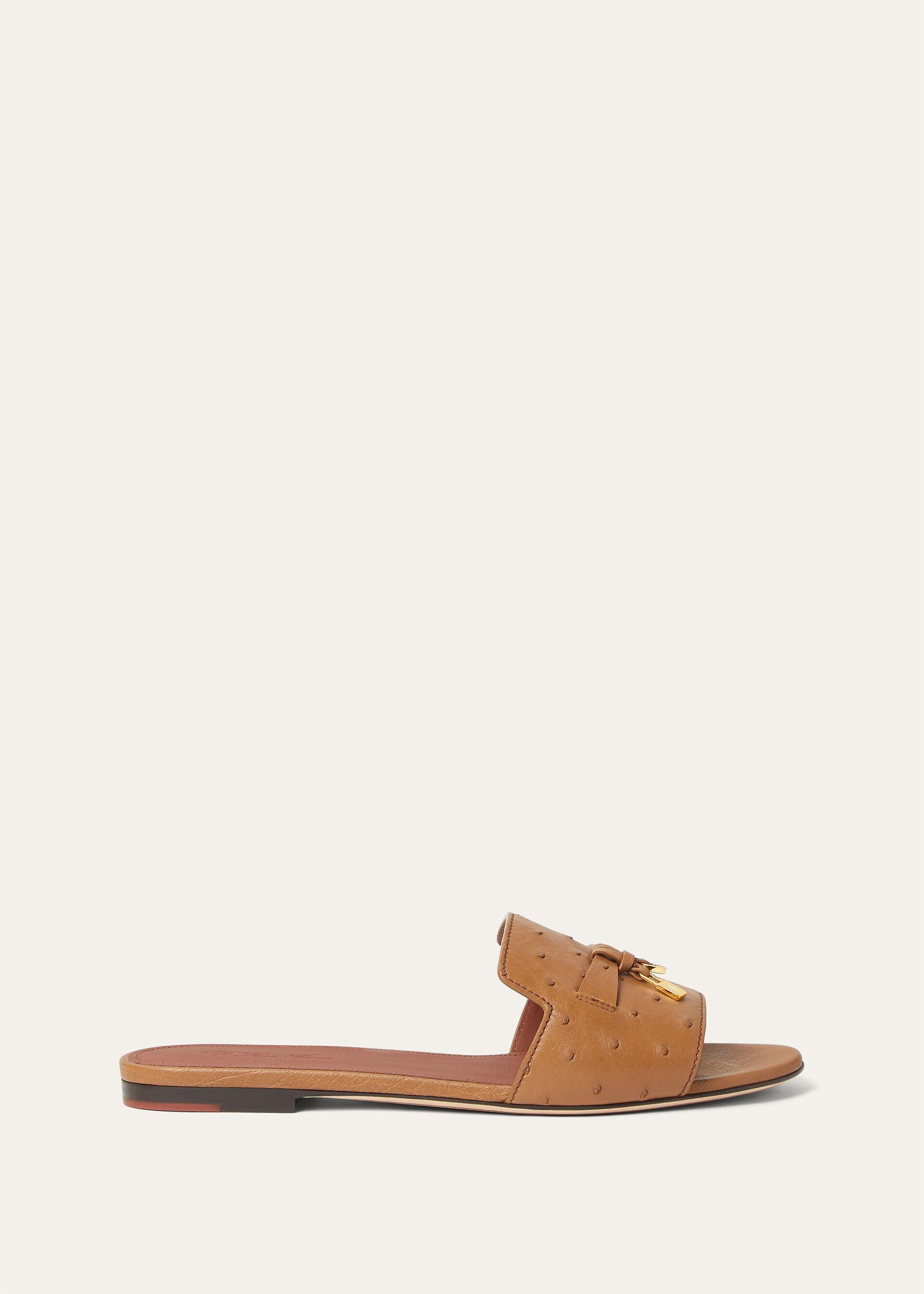Loro Piana os11x0326 FAL0468 Summer Charms Sandals in Colour Vicuna Size US 10 / IT 40 - 1 Thumbnail