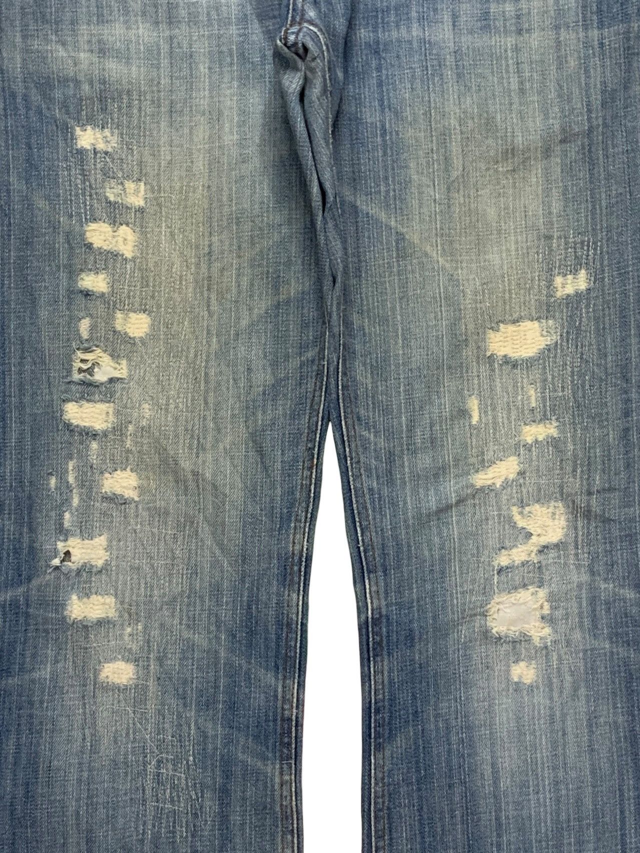 Dolce & Gabbana Vintage Italy Dolce Gabbana Mud Wash Distressed Baggy Jeans Size US 35 - 5 Thumbnail