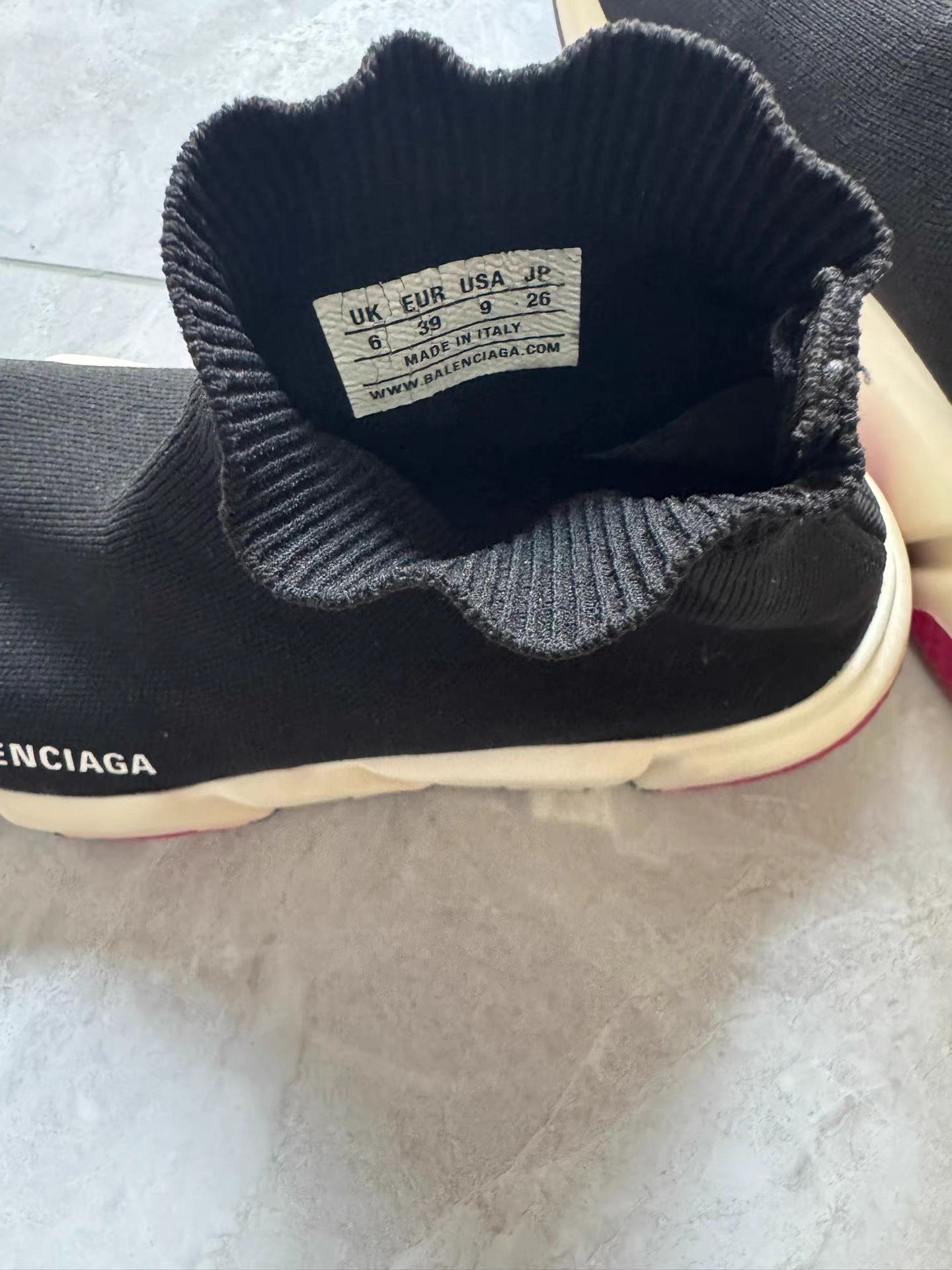 Balenciaga Balenciaga Speed 1.0 High-Top Slip-On Running Shoes K13 Size US 9 / IT 39 - 5 Thumbnail