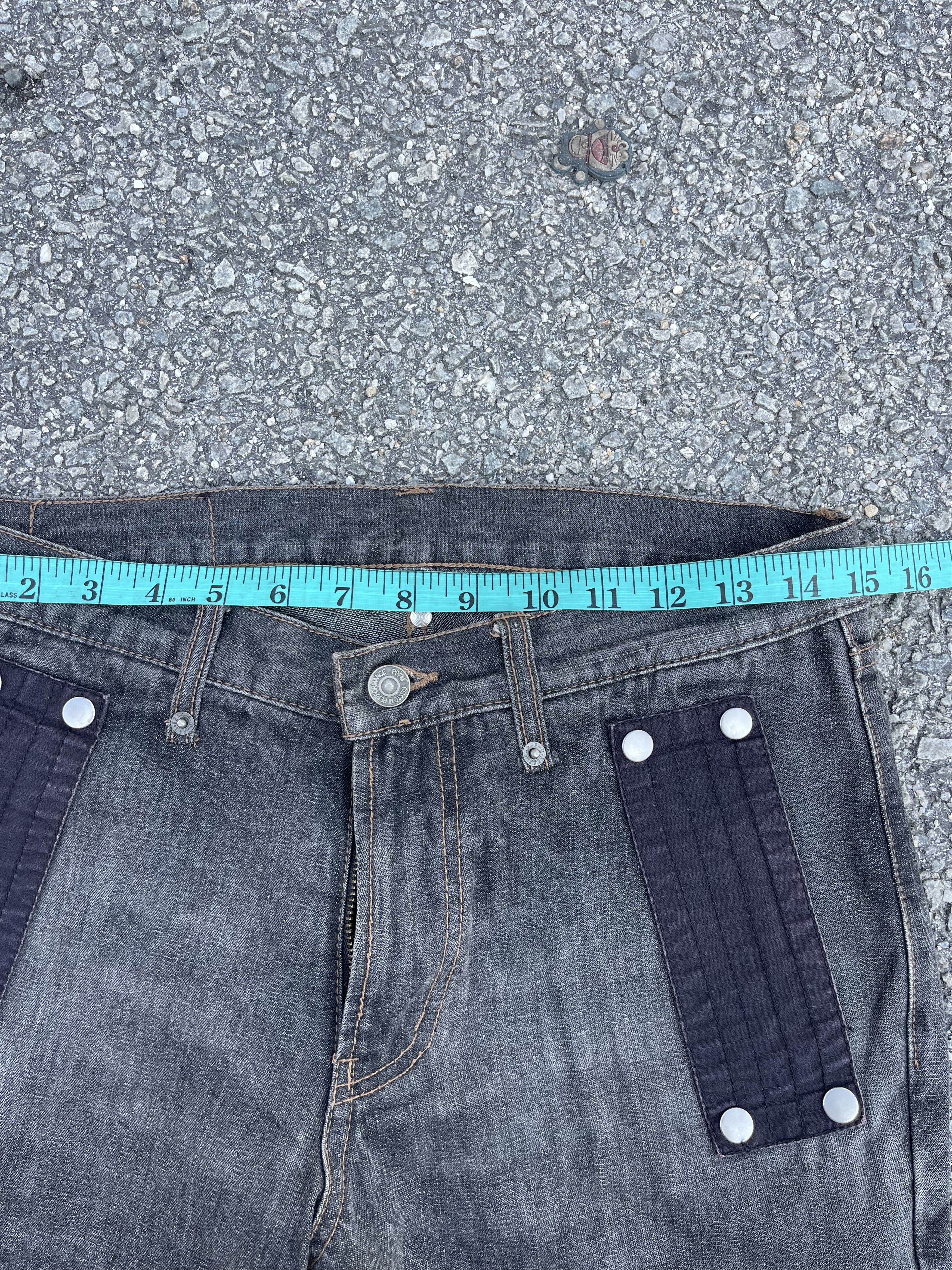 If Six Was Nine × Le Grande Bleu (L.G.B.) × PPFM Vintage PPFM Knee Pocket Faded Style Size US 30 / EU 46 - 7 Thumbnail