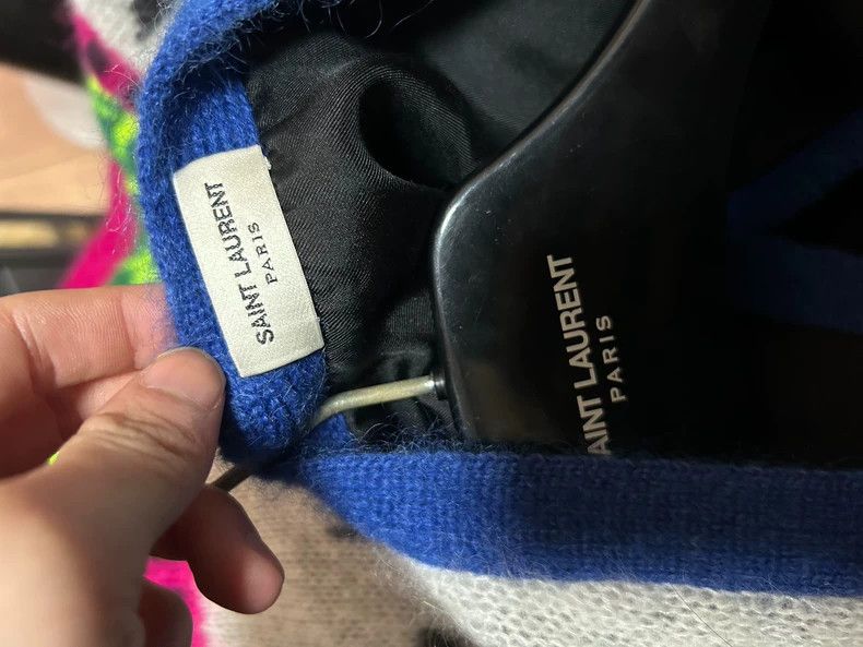 Yves Saint Laurent Saint Laurent 16 SS Coconut Dinosaur Cardigan shirt 2501-N Size US XS / EU 42 / 0 - 3 Thumbnail