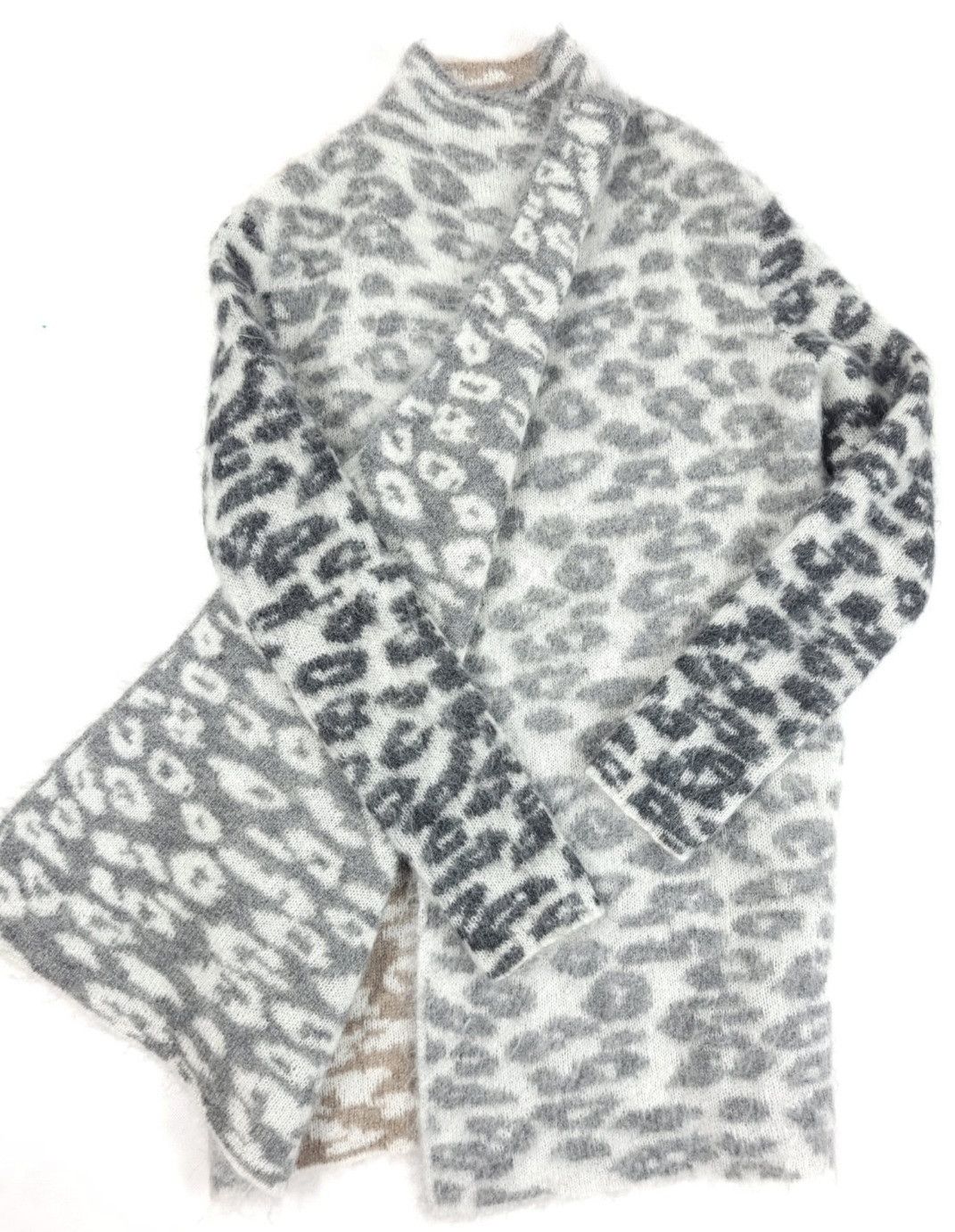 Allsaints All Saints Ari Leopard Cardigan Size XS / US 0-2 / IT 36-38 - 1 Thumbnail