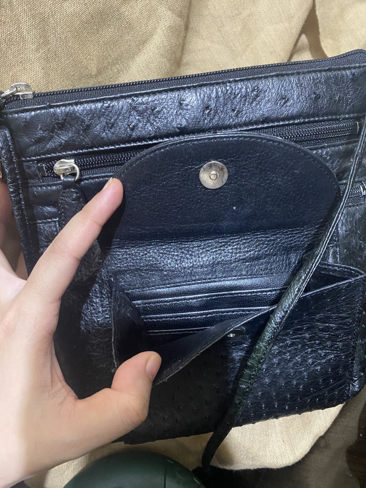 Other Genuine ostrich leather sling bag Size ONE SIZE - 5 Thumbnail