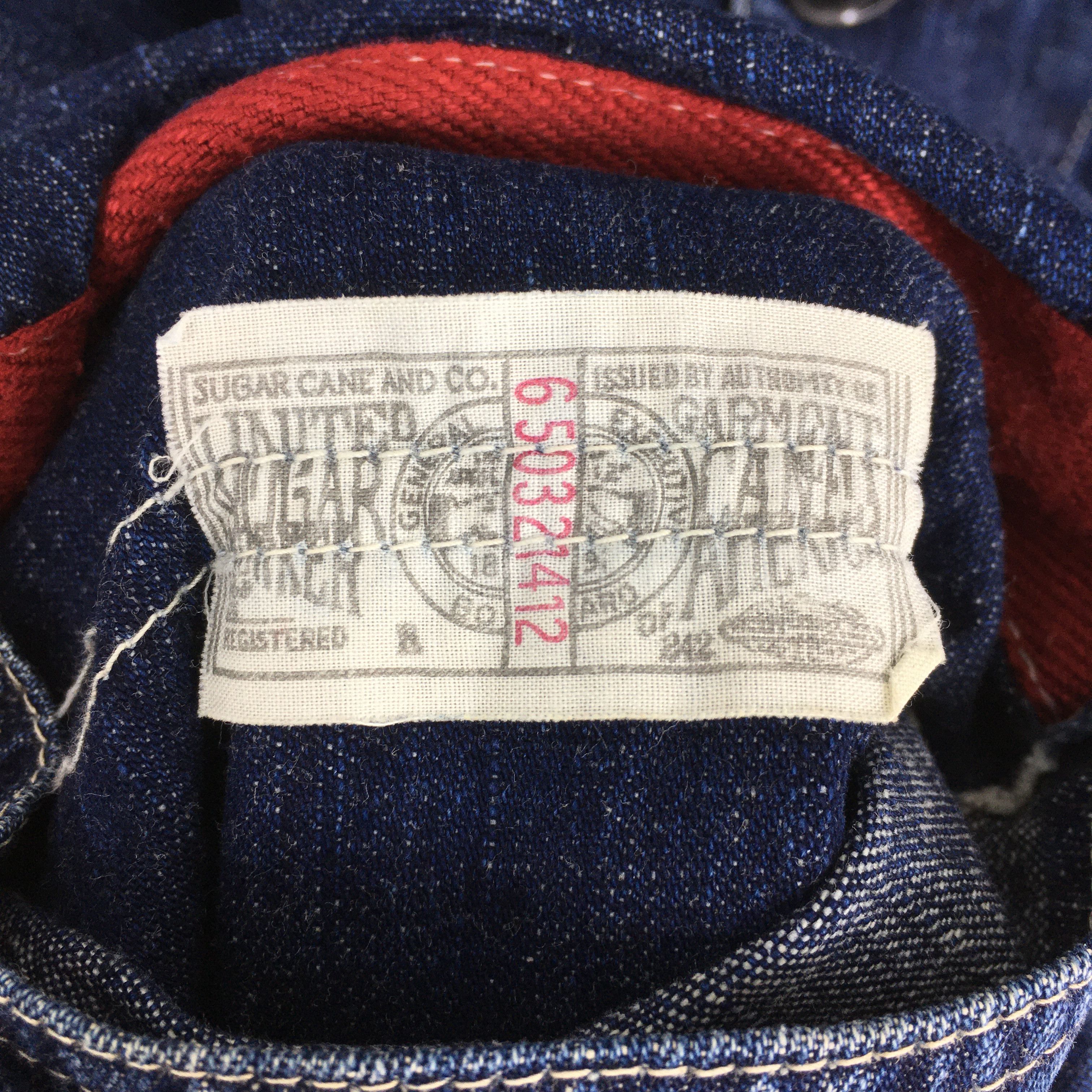 Sugar Cane Vintage Sugar Cane Workers Denim Japan Jacket Medium Size US M / EU 48-50 / 2 - 8 Thumbnail
