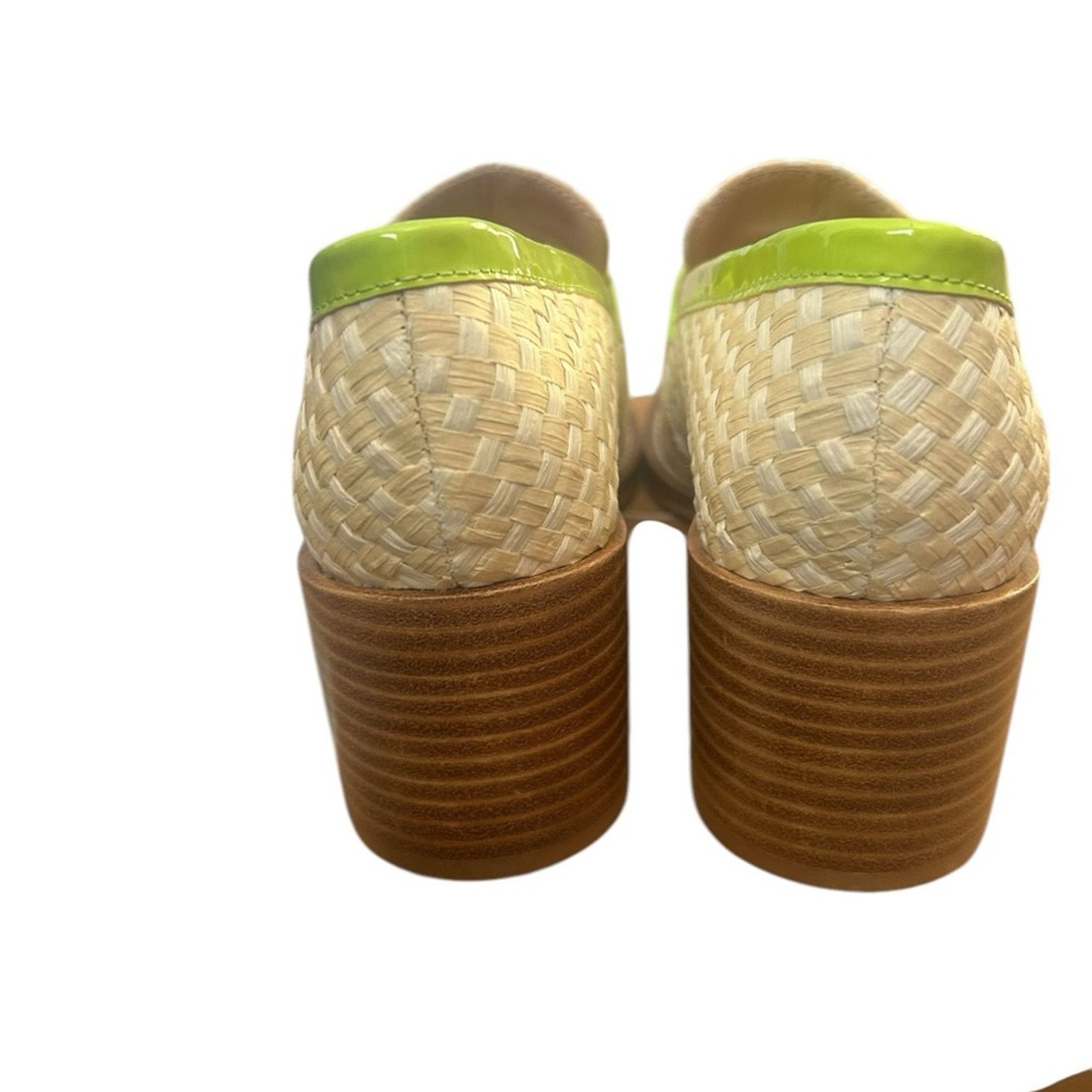 Urban Outfitters Urban Outfitters Green Lexi Woven Loafer Block Heel NIB 6 Size US 6 / IT 36 - 2 Thumbnail