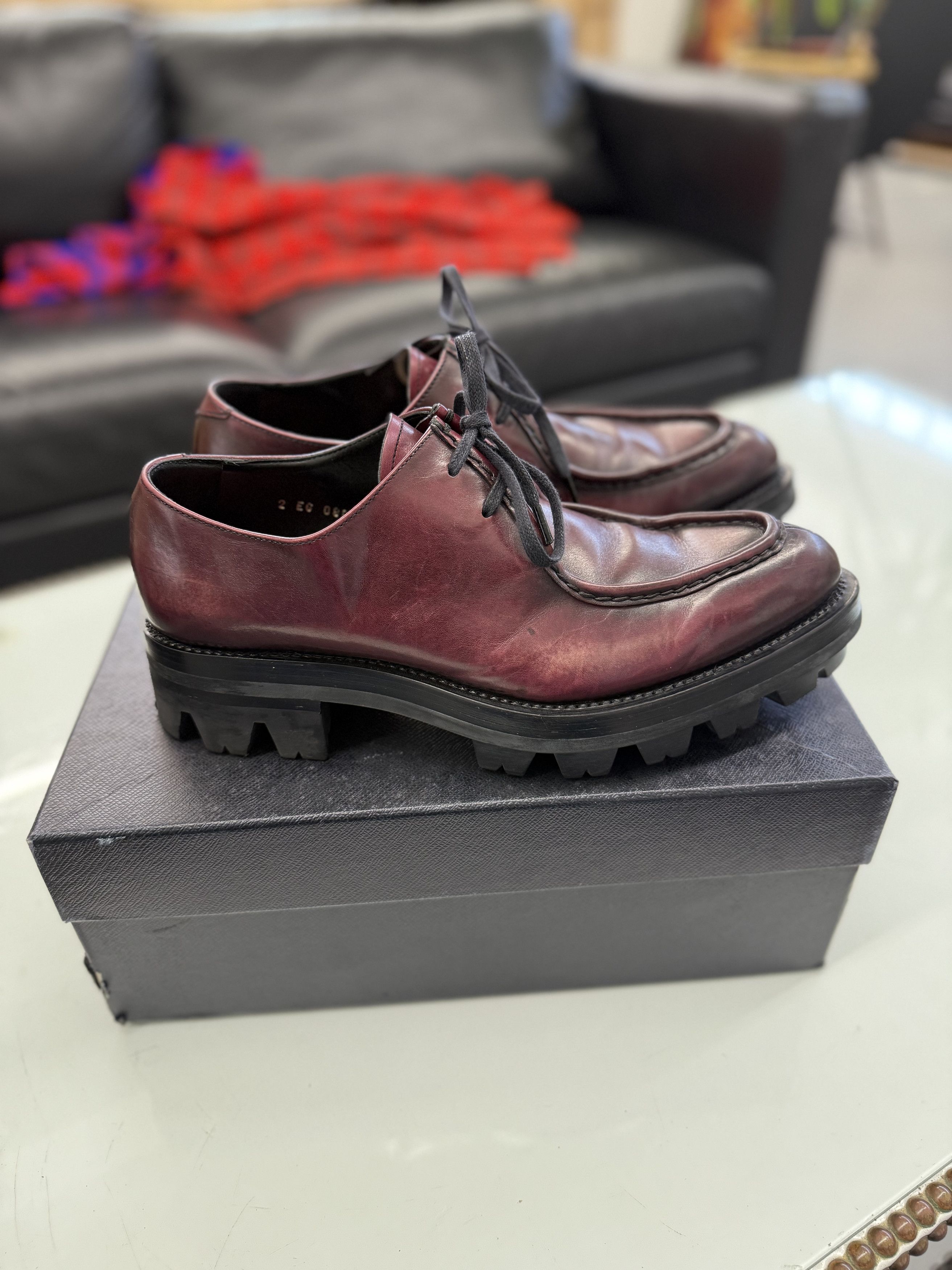 Prada F/W 2013 Prada laceups Size US 8 / EU 41 - 2 Thumbnail