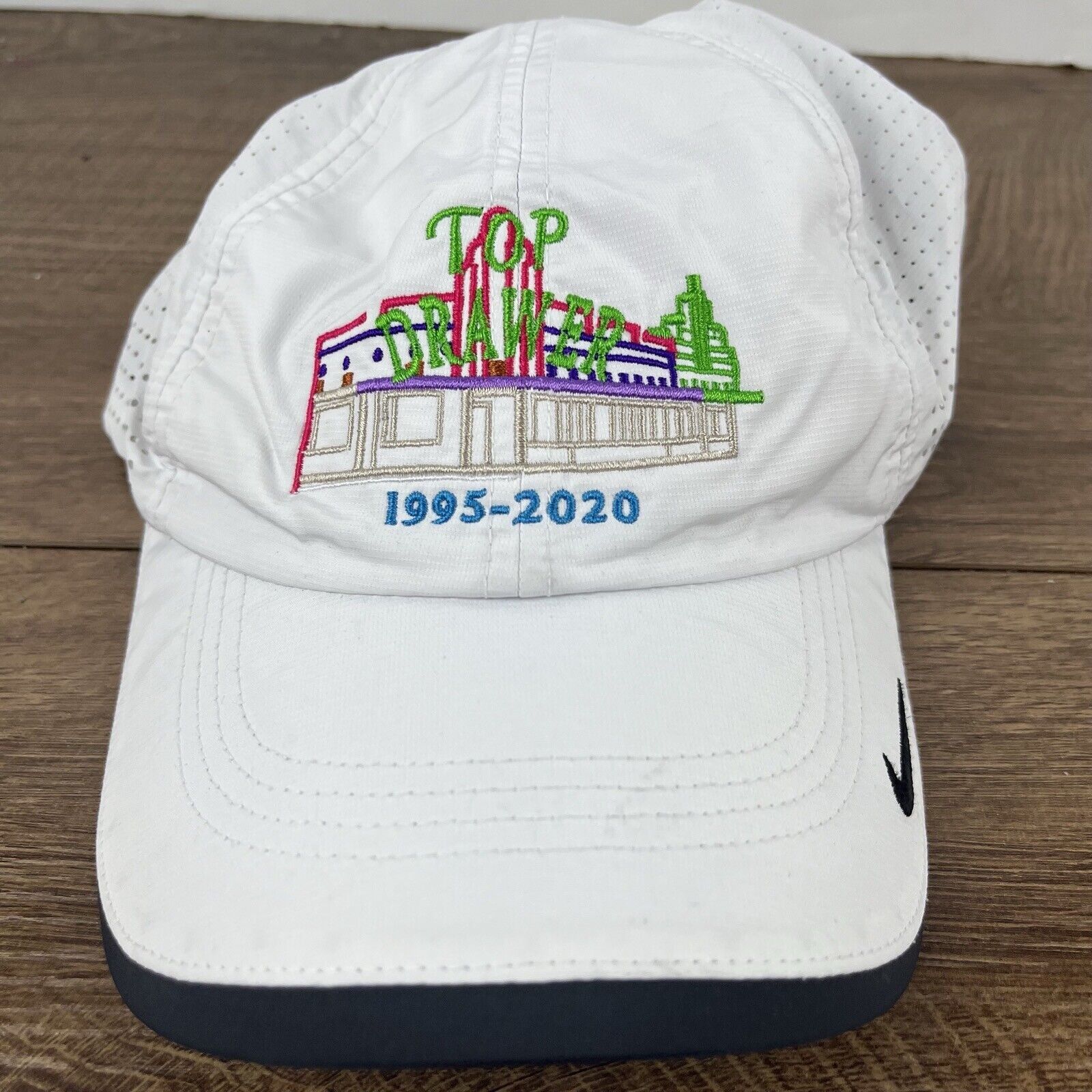 Nike Top Drawer Hat Nike 1995 2020 Hat White Adjustable Hat White Size ONE SIZE - 7 Thumbnail