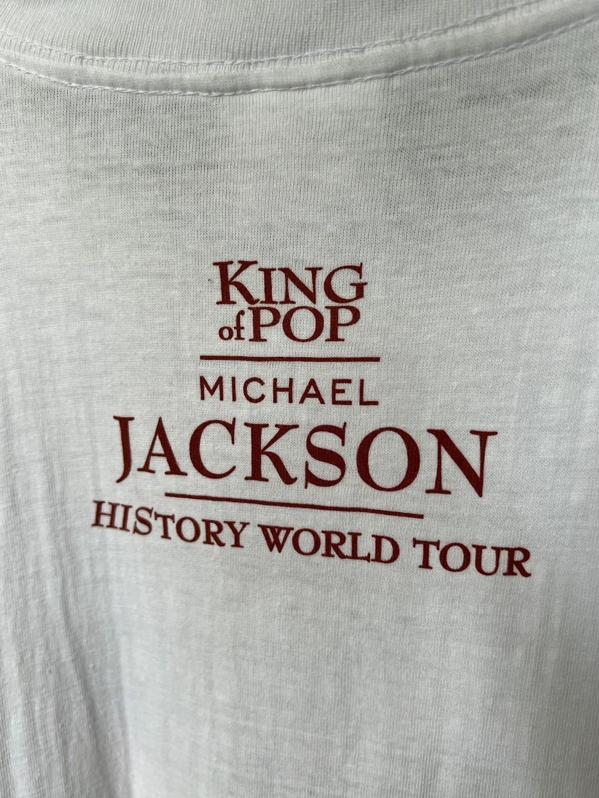 Band Tees Rare Vintage 90s Michael Jackson History Tour Tshirt Size US L / EU 52-54 / 3 - 7 Thumbnail