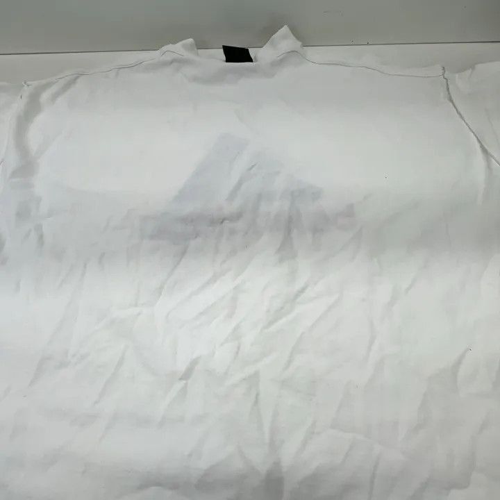 Balenciaga Balenciaga Balenciaga x Adidas Logo Embroidered TShirt -25 Size US S / EU 44-46 / 1 - 8 Thumbnail