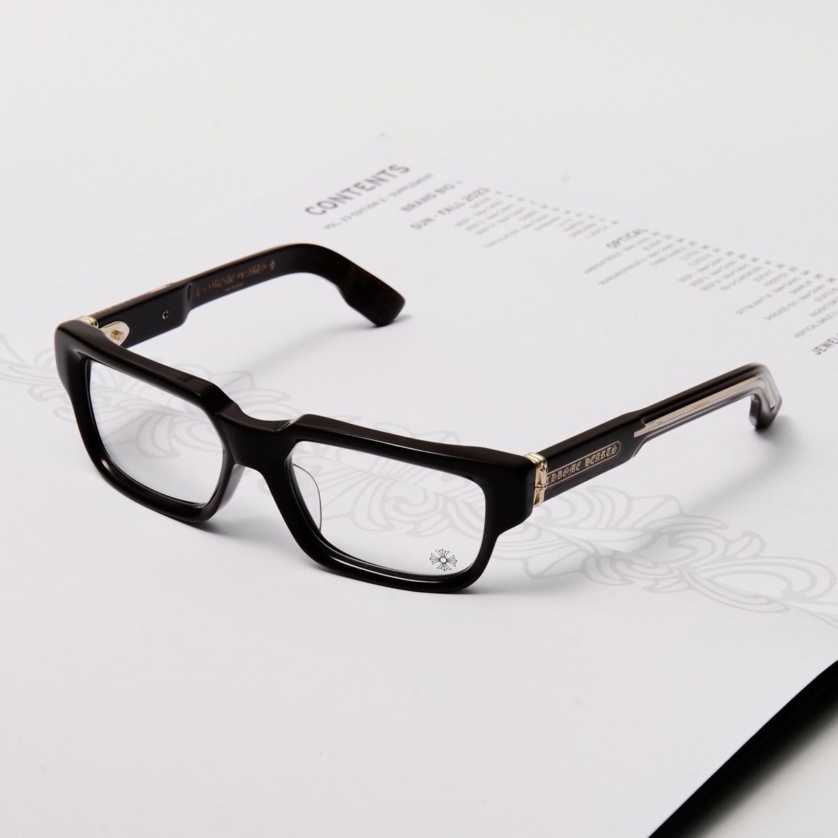 Chrome Hearts CHROME HEARTS 2 THICK CLASSIC BROWN GLASSES Size ONE SIZE - 2 Thumbnail