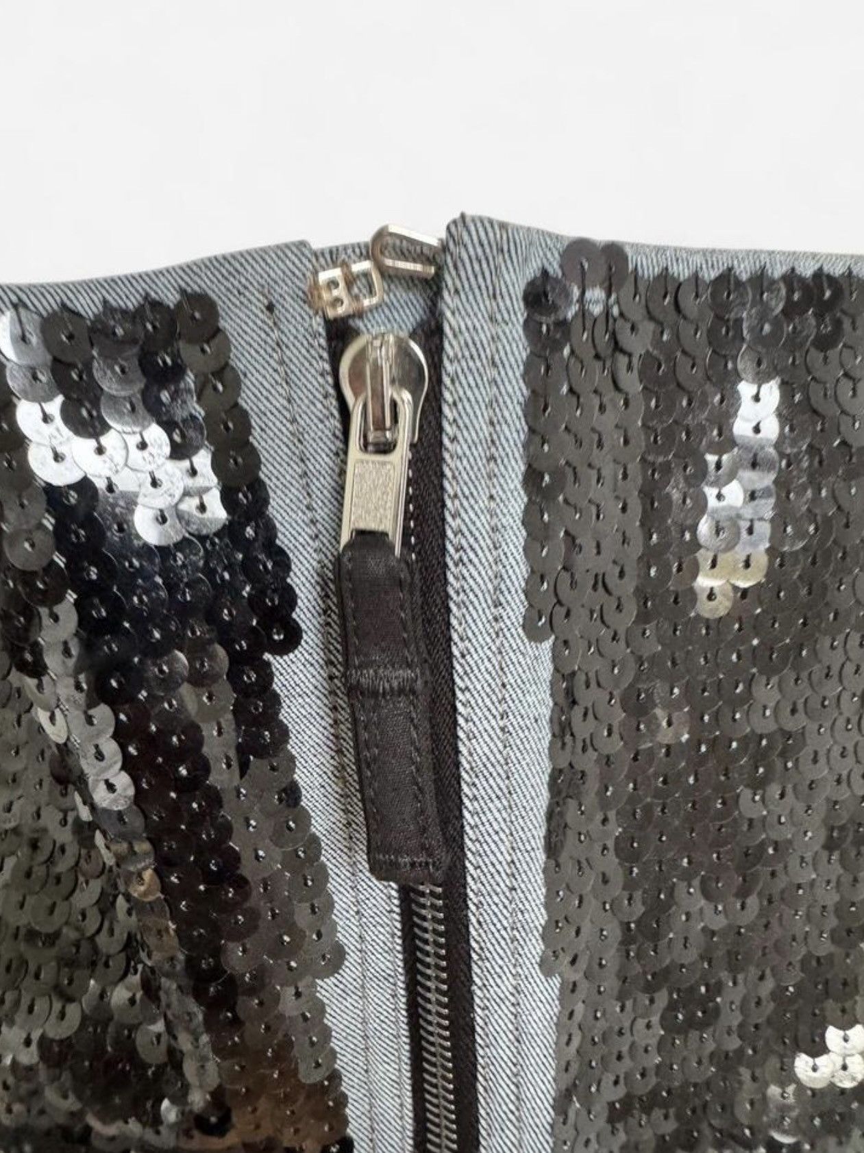 Rick Owens F/W 23 Sequin Denim Top Size L / US 10 / IT 46 - 3 Thumbnail
