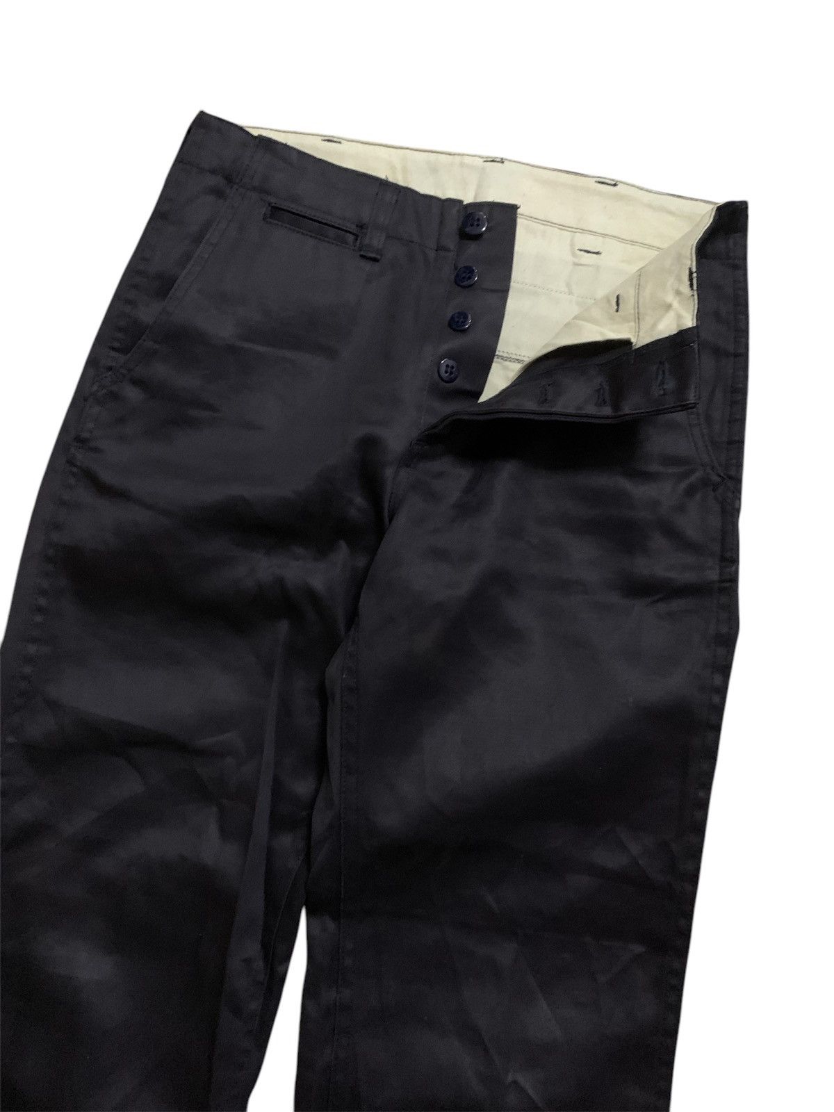 Beams Plus 💥Beams Boy Japan Trousers Navy Pant Size US 28 / EU 44 - 2 Thumbnail