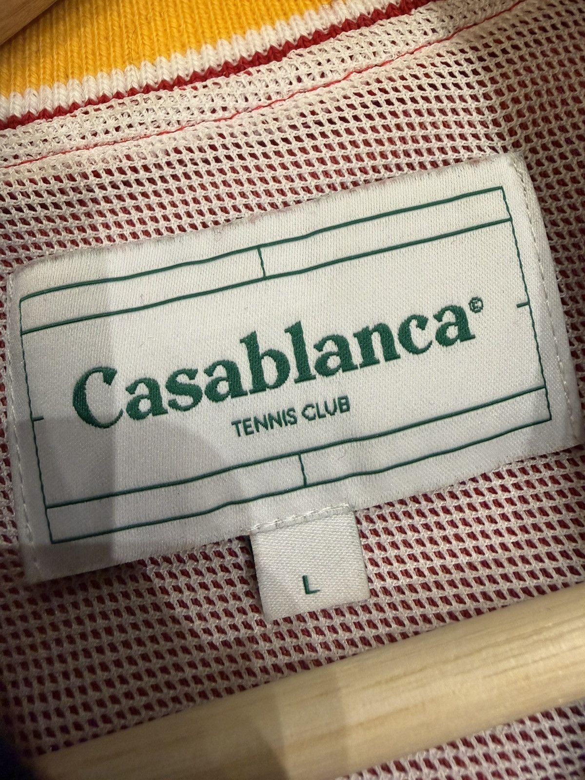 Casablanca Casablanca Laurel Stripe Velour Track Jacket Size US L / EU 52-54 / 3 - 3 Thumbnail